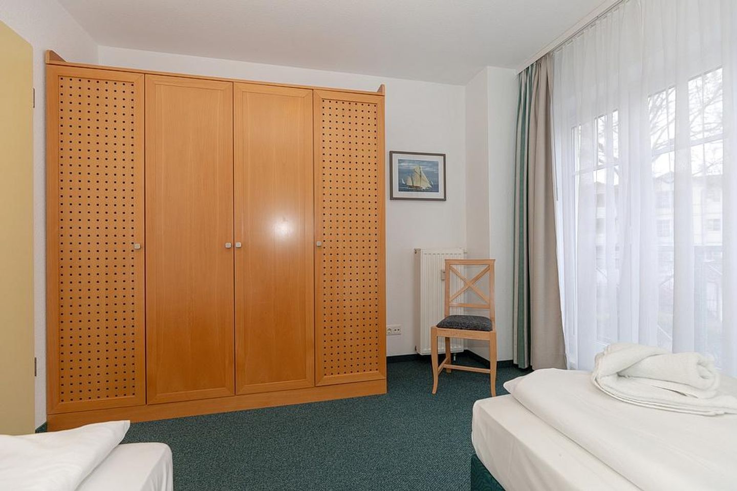 Inselstrand Inselstrand 119 Usedom - Schlafzimmer mit zwei Einzelbetten