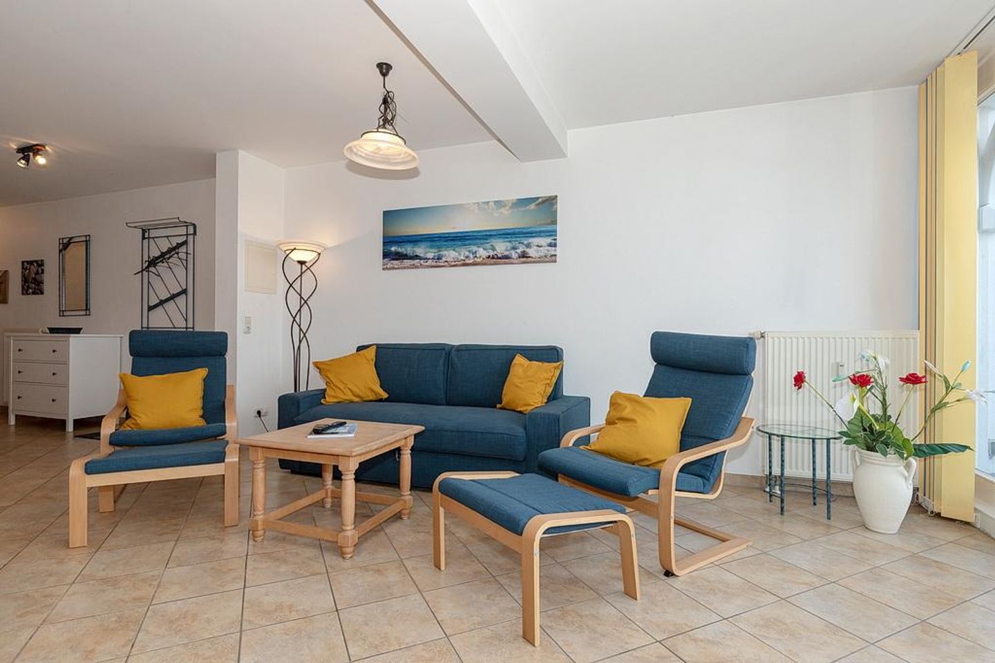 Meeresblick Meeresblick 225 Kühlungsborn - Wohn-Essbereich mit Couch