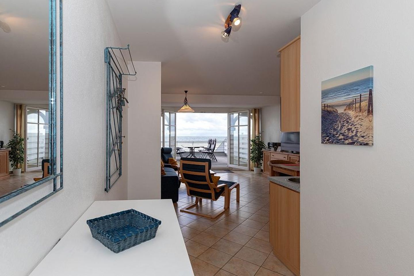 Meeresblick Meeresblick 225 Kühlungsborn - Flur mit Spiegel