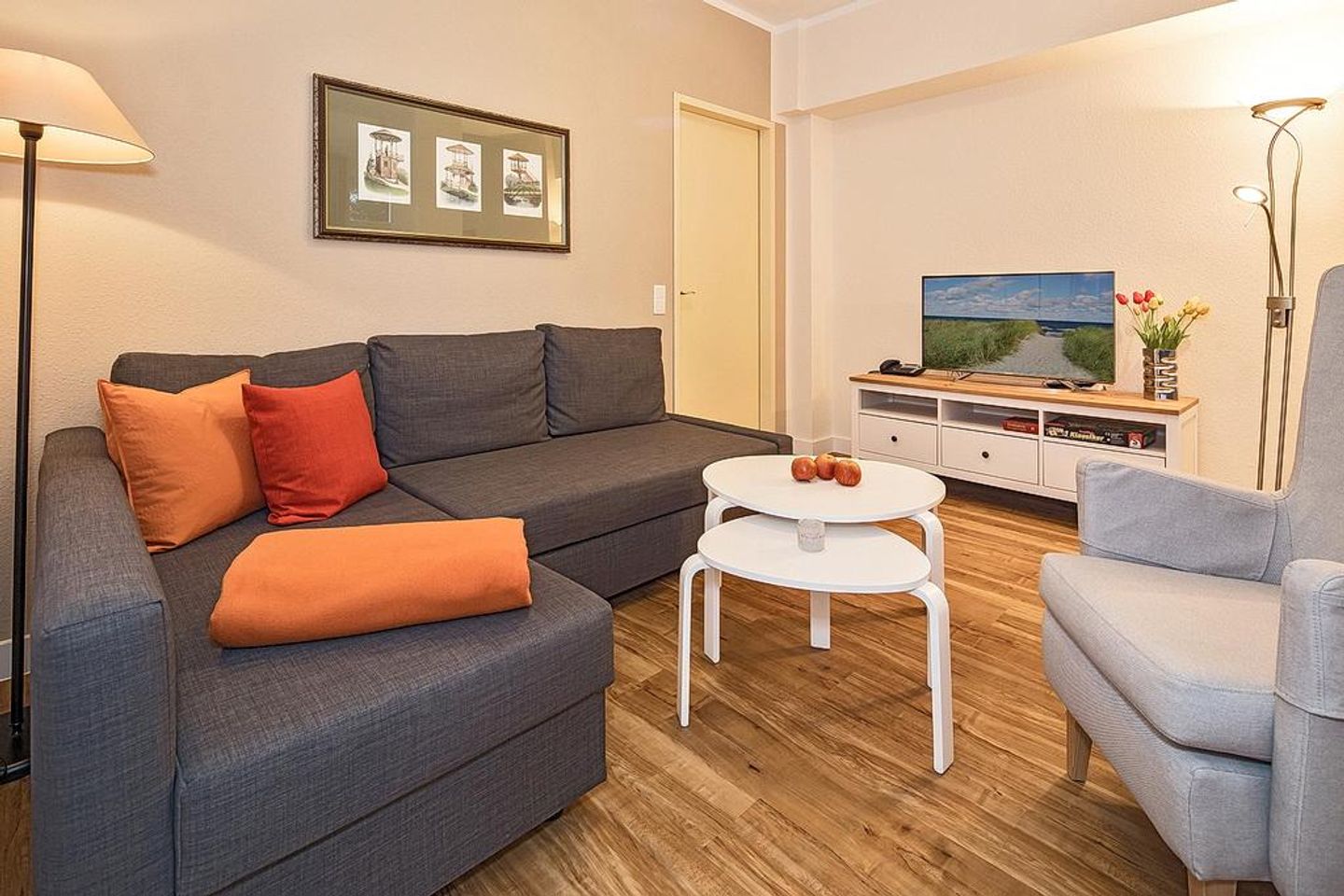 Villa Aegir Villa Aegir 001 Usedom - Wohn-Essbereich mit Couch