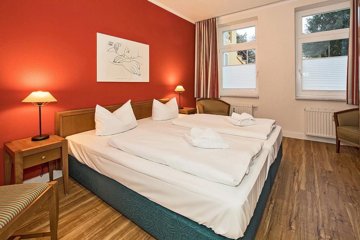 Villa Aegir Villa Aegir 001 Usedom - Schlafzimmer mit Doppelbett