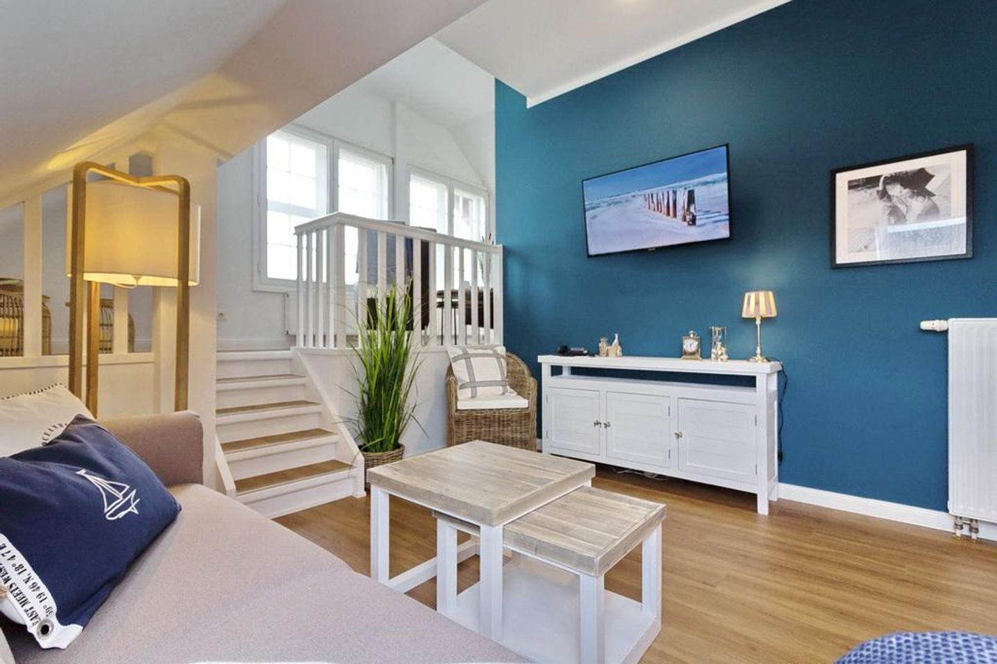 Seehof Seehof 42 Usedom - Wohn-Essbereich mit Couch