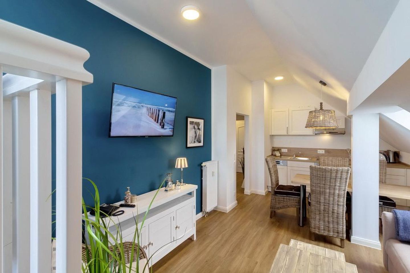 Seehof Seehof 42 Usedom - Wohn-Essbereich mit Couch