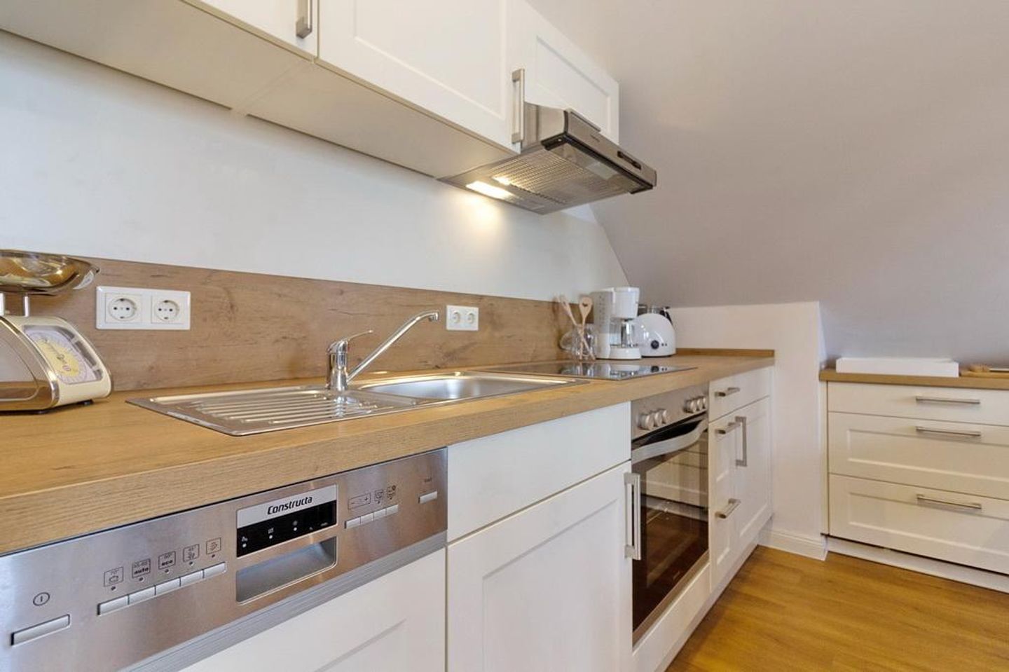 Seehof Seehof 42 Usedom - Küchenzeile mit Backofen