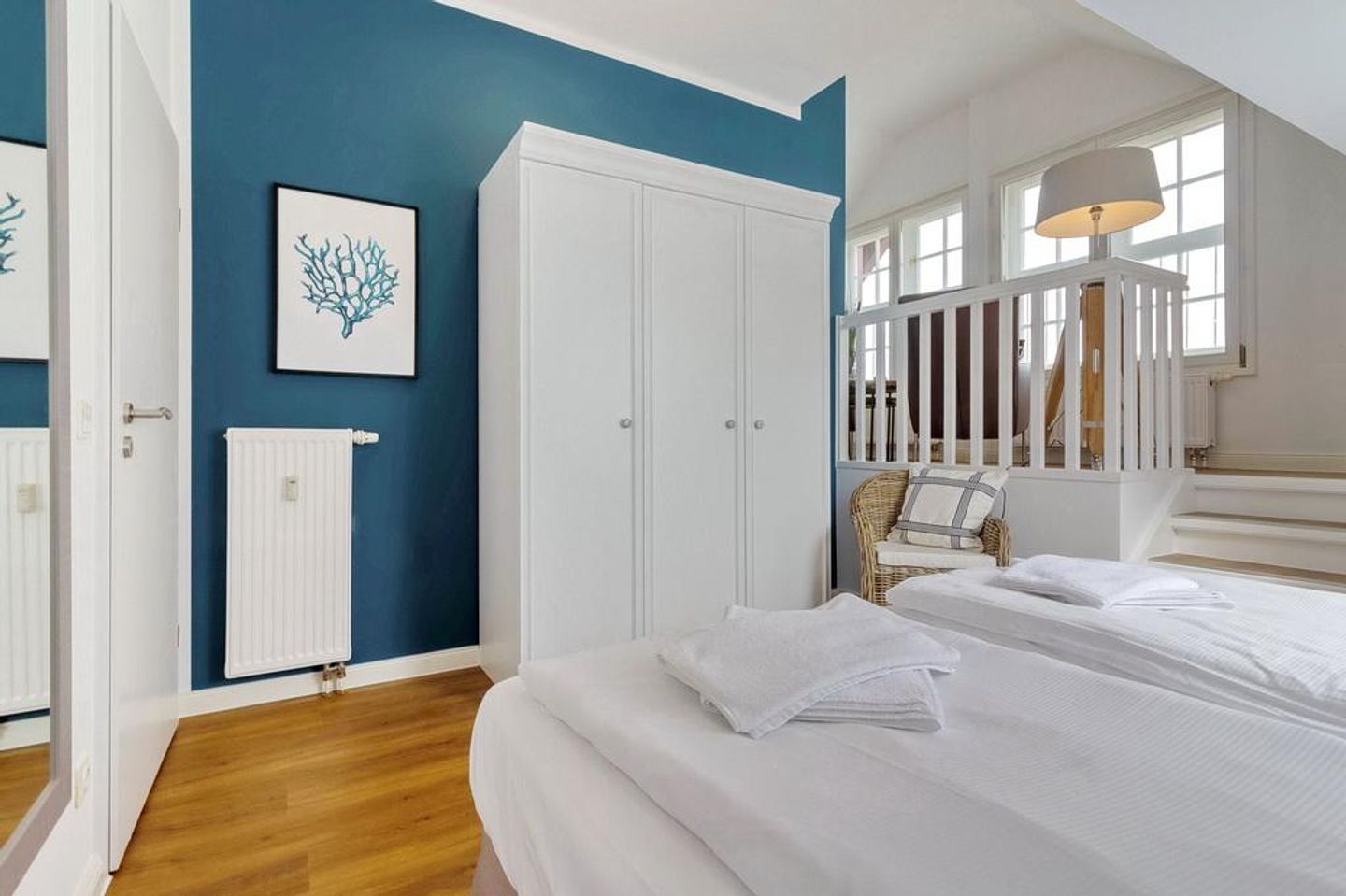 Seehof Seehof 42 Usedom - Schlafzimmer mit Doppelbett