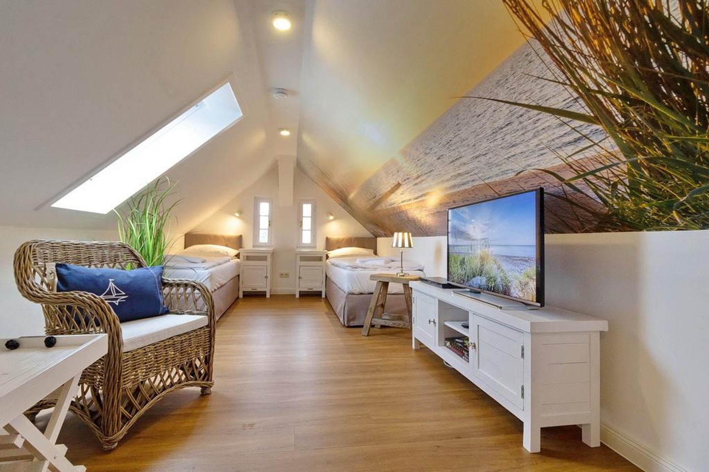 Seehof Seehof 42 Usedom - Schlafzimmer mit zwei Einzelbetten