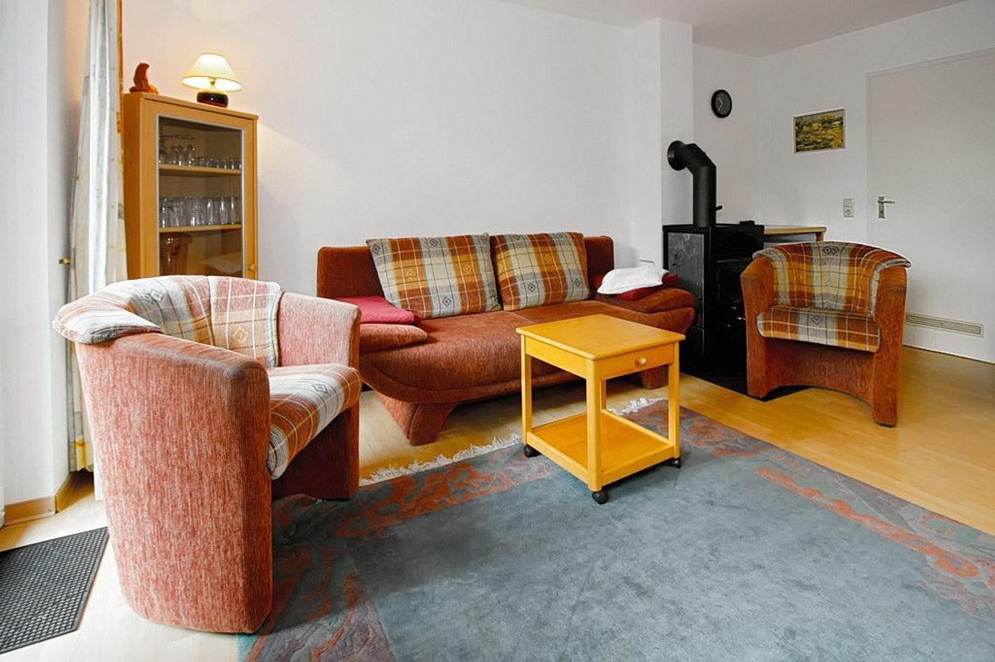 Urlauberdorf Urlauberdorf 25a  Boltenhagen - Wohnzimmer mit Kaminofen