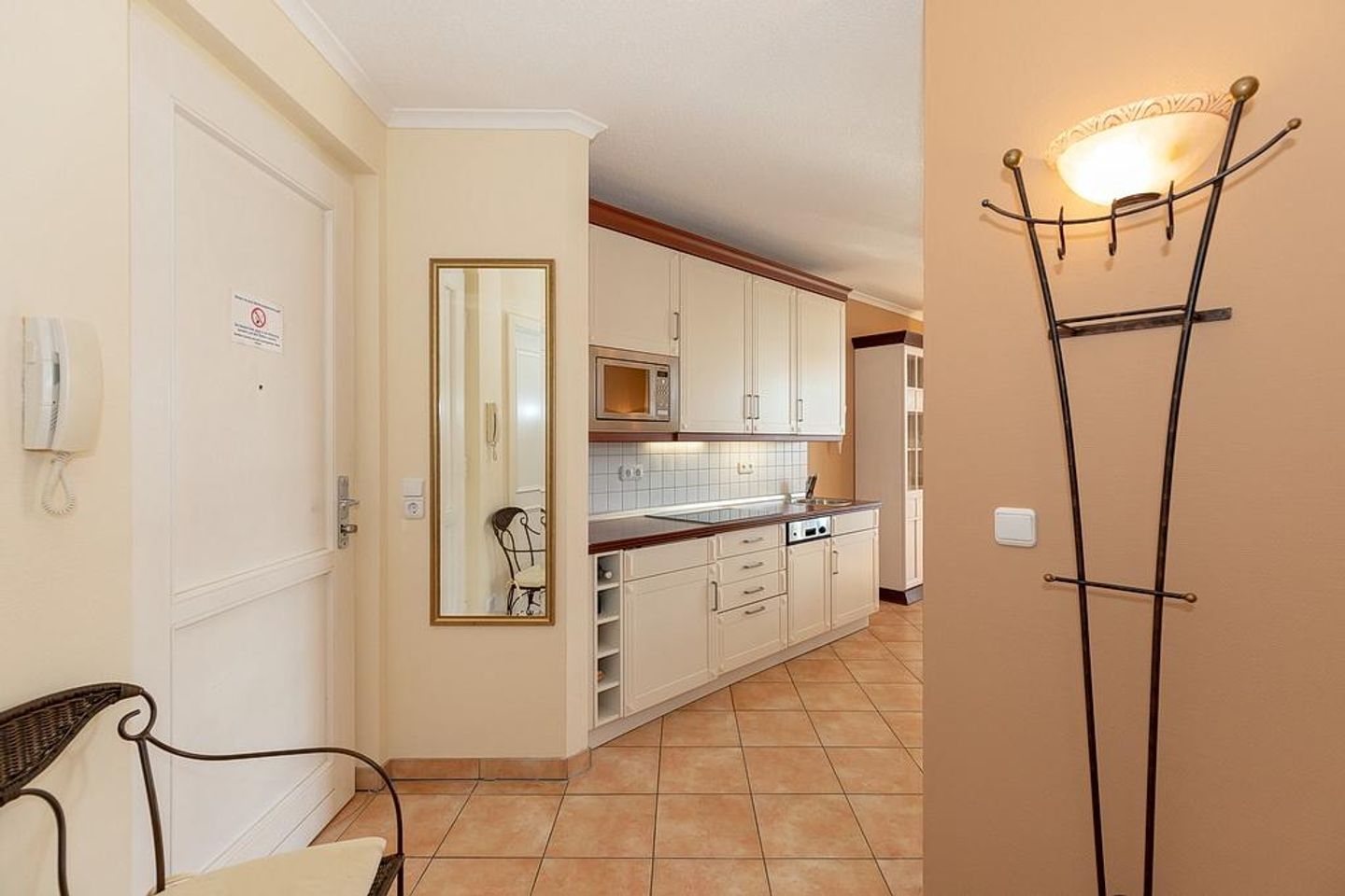 Apartmenthaus Atlantik Apartmenthaus Atlantik 116 Kühlungsborn - Wohn-Essbereich mit Küchenzeile