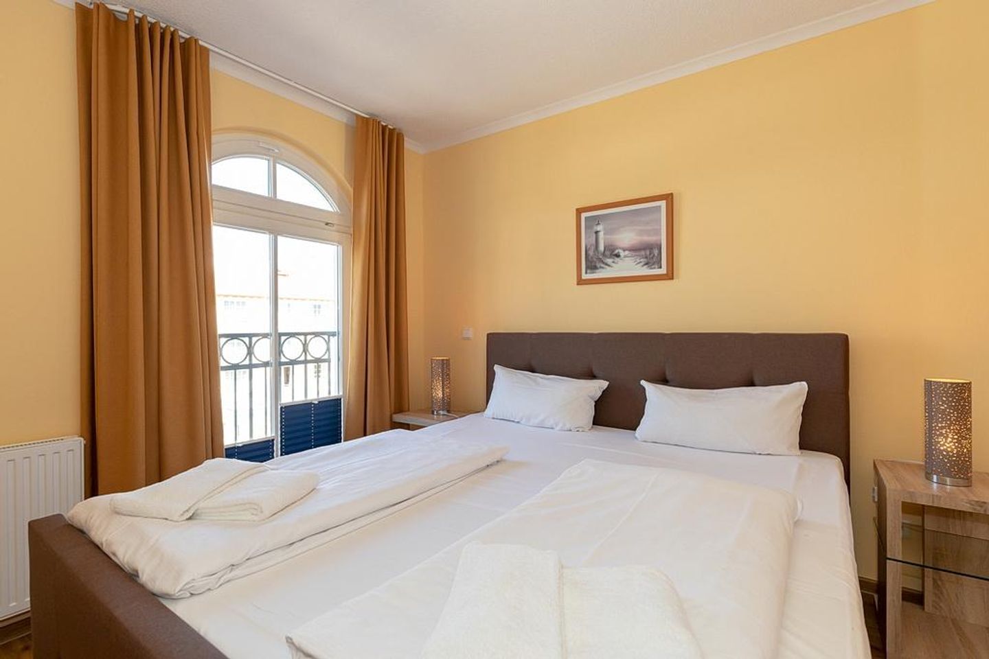 Apartmenthaus Atlantik Apartmenthaus Atlantik 302 Kühlungsborn - Schlafzimmer mit Doppelbett