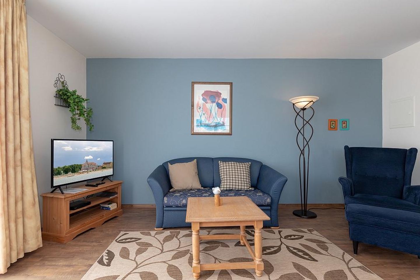 Meeresblick Meeresblick 306 Kühlungsborn - Wohn-Essbereich mit Couch