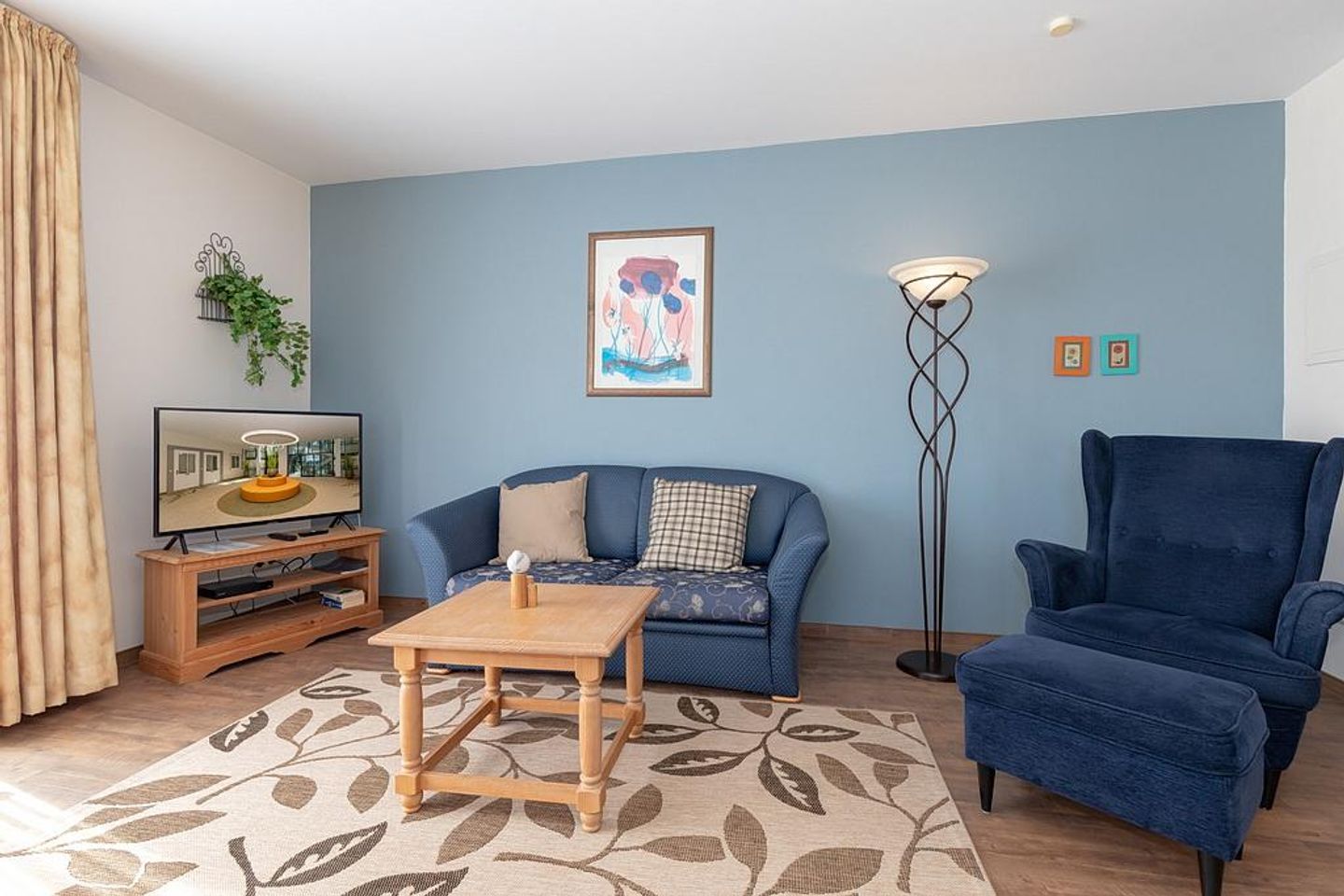 Meeresblick Meeresblick 306 Kühlungsborn - Wohn-Essbereich mit Couch