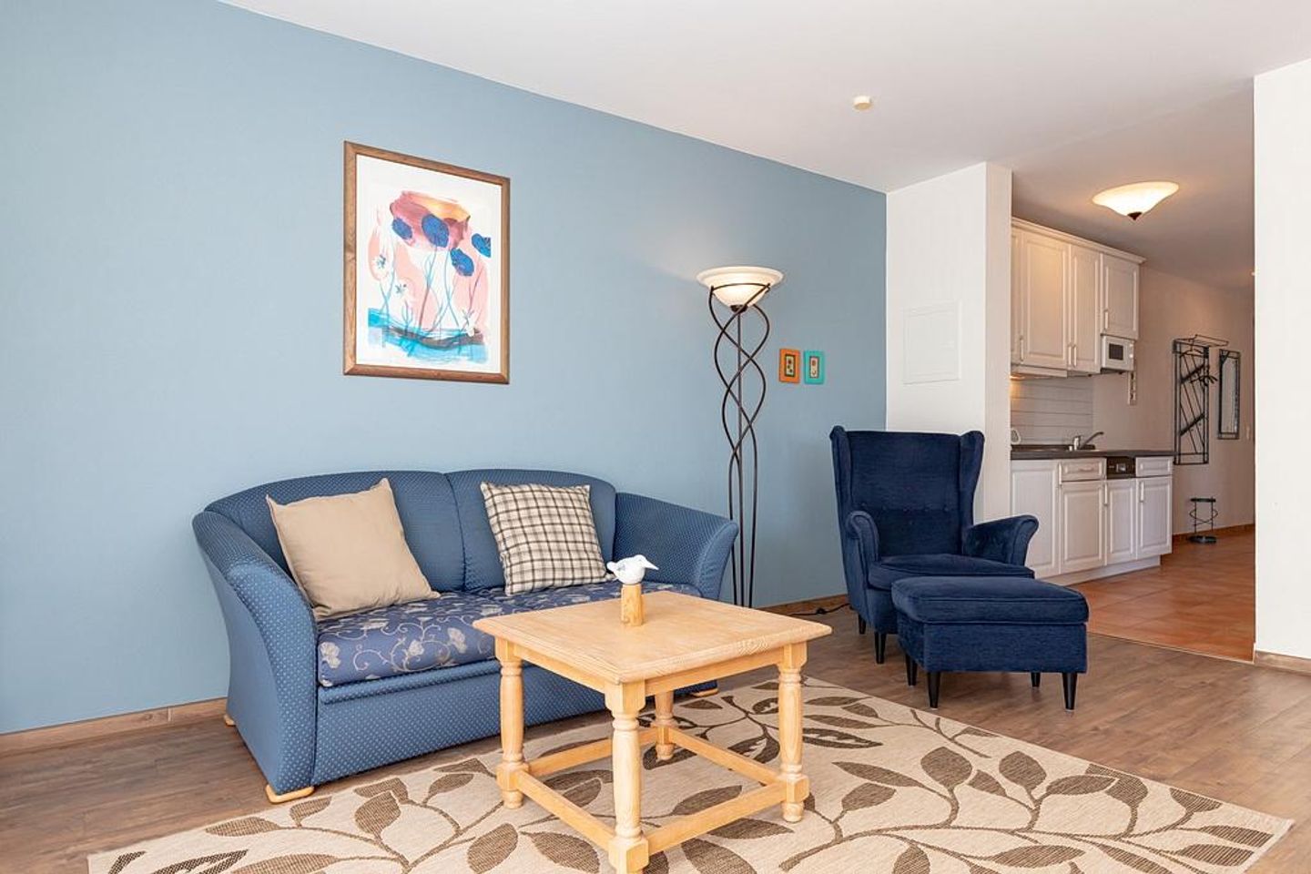 Meeresblick Meeresblick 306 Kühlungsborn - Wohn-Essbereich mit Couch