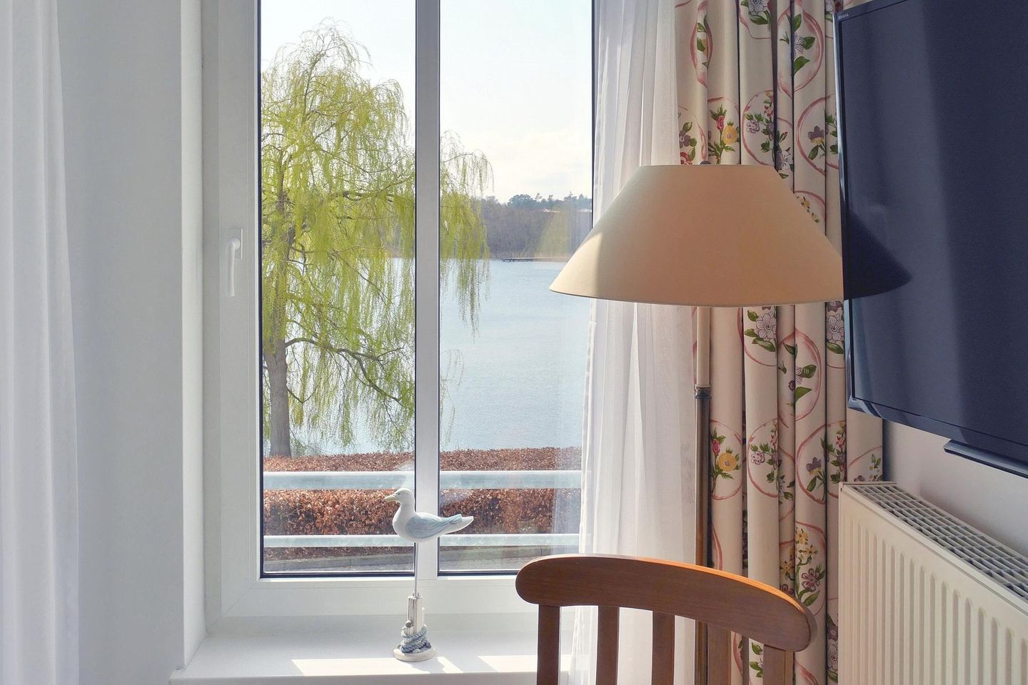 Seehof Seehof 111 Usedom - Schlafzimmer mit Sitzgelegenheit