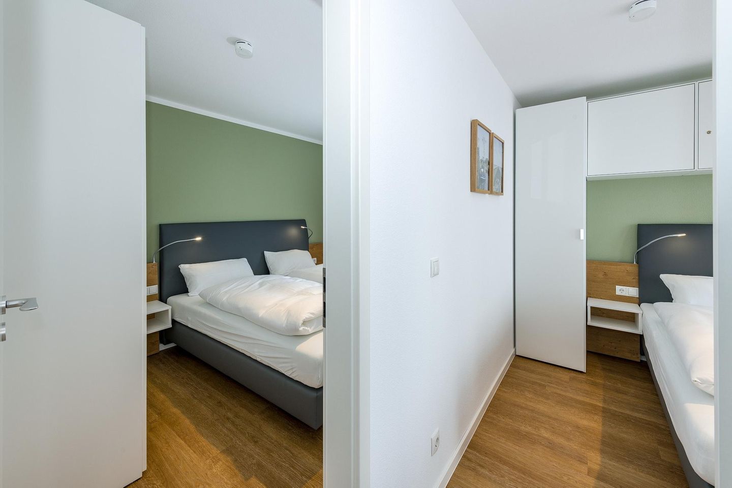Deichhäuser Anna Küste Deichhäuser Anna Küste 6-33 Bensersiel - Zwei Schlafzimmer mit Doppelbett