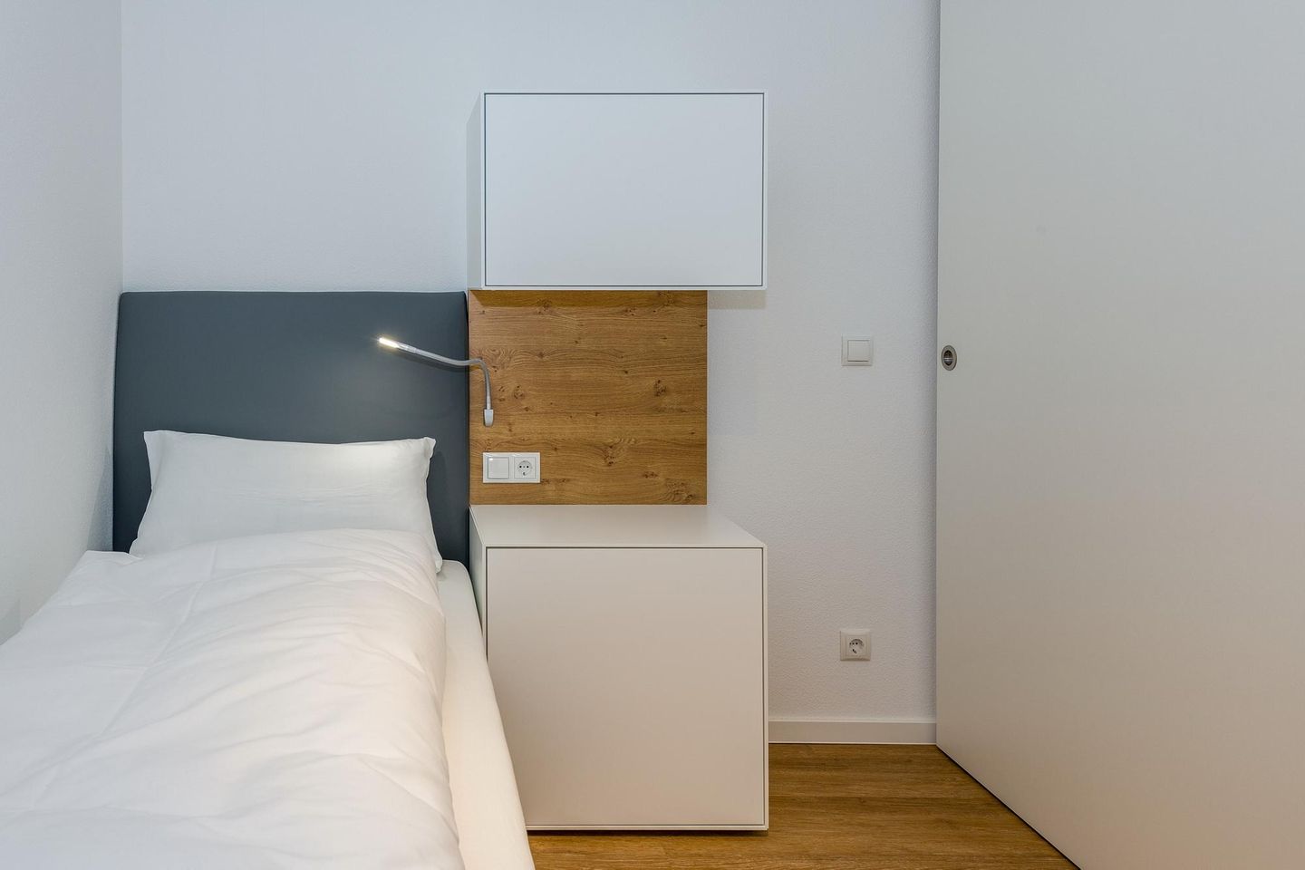 Deichhäuser Anna Küste Deichhäuser Anna Küste 7-11 Bensersiel - Schlafzimmer mit zwei Einzelbetten