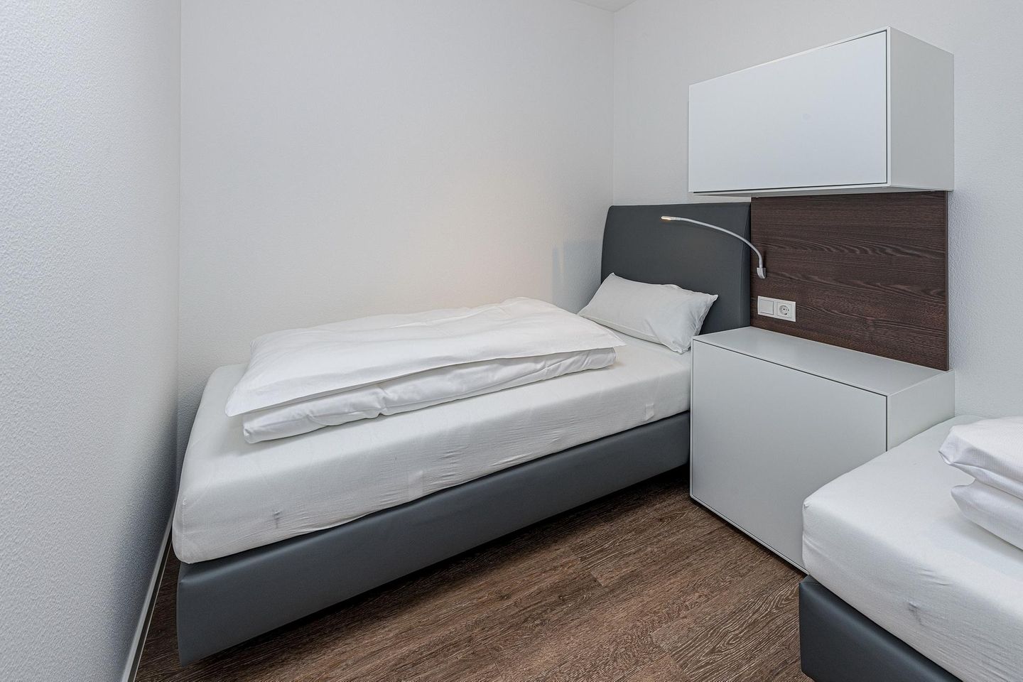 Deichhäuser Anna Küste Deichhäuser Anna Küste 7-31 Bensersiel - Schlafzimmer mit zwei Einzelbetten