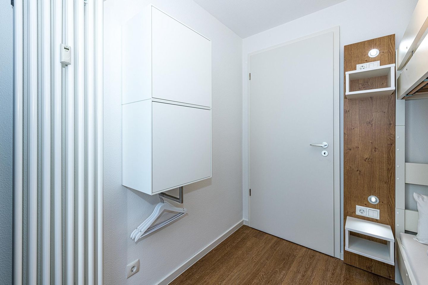 Deichhäuser Anna Küste Deichhäuser Anna Küste 8-30 Bensersiel - Schlafzimmer mit Etagenbett