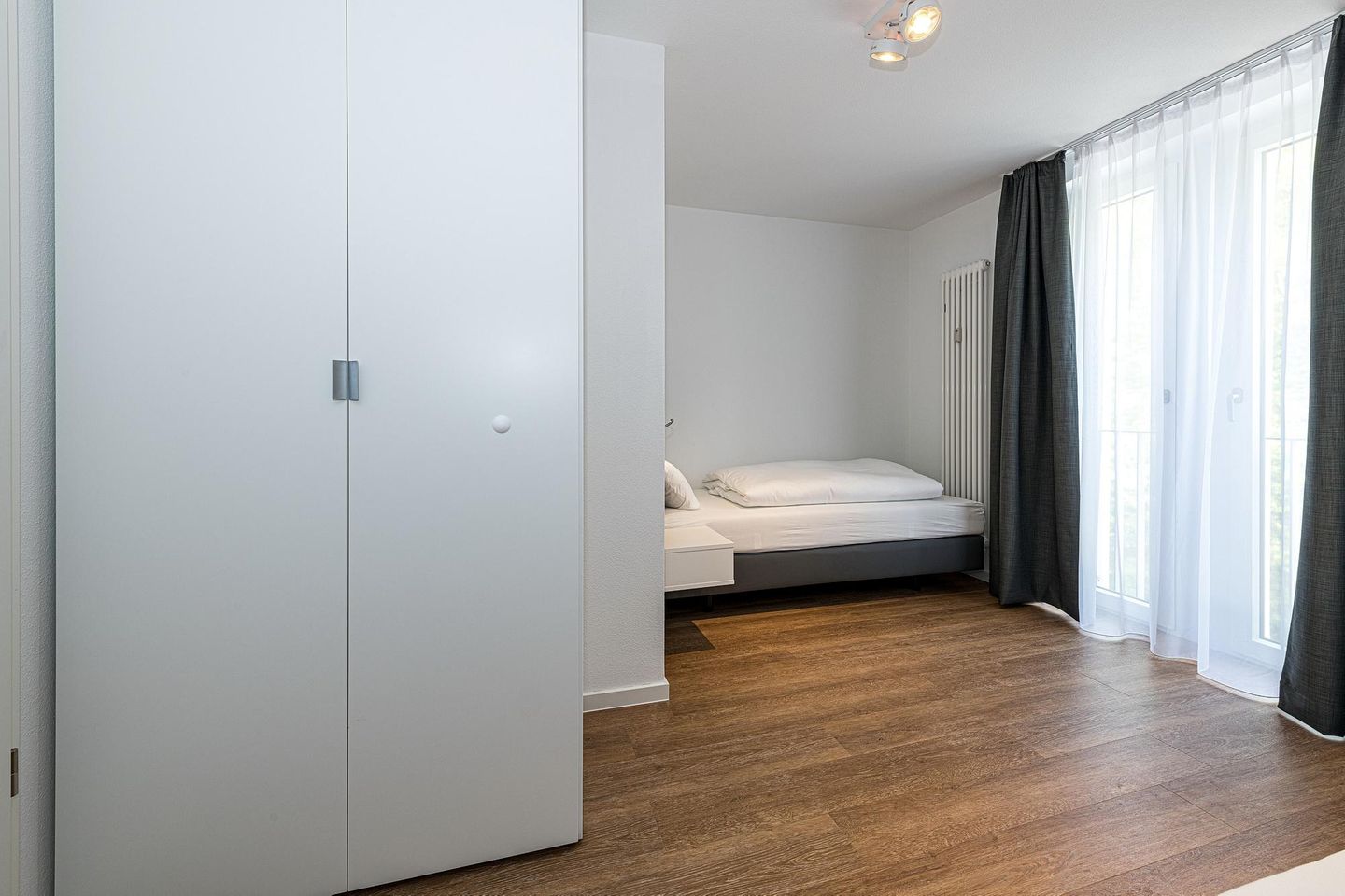 Deichhäuser Anna Küste Deichhäuser Anna Küste 8-34 Bensersiel - Schlafzimmer mit zwei Einzelbetten