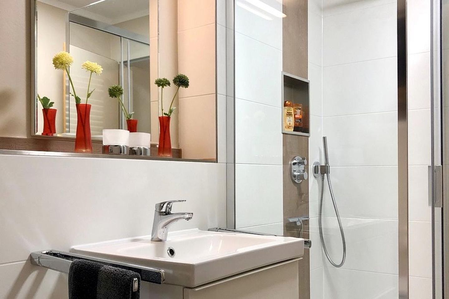 Inselstrand Inselstrand 1320 Usedom - Badezimmer mit Dusche