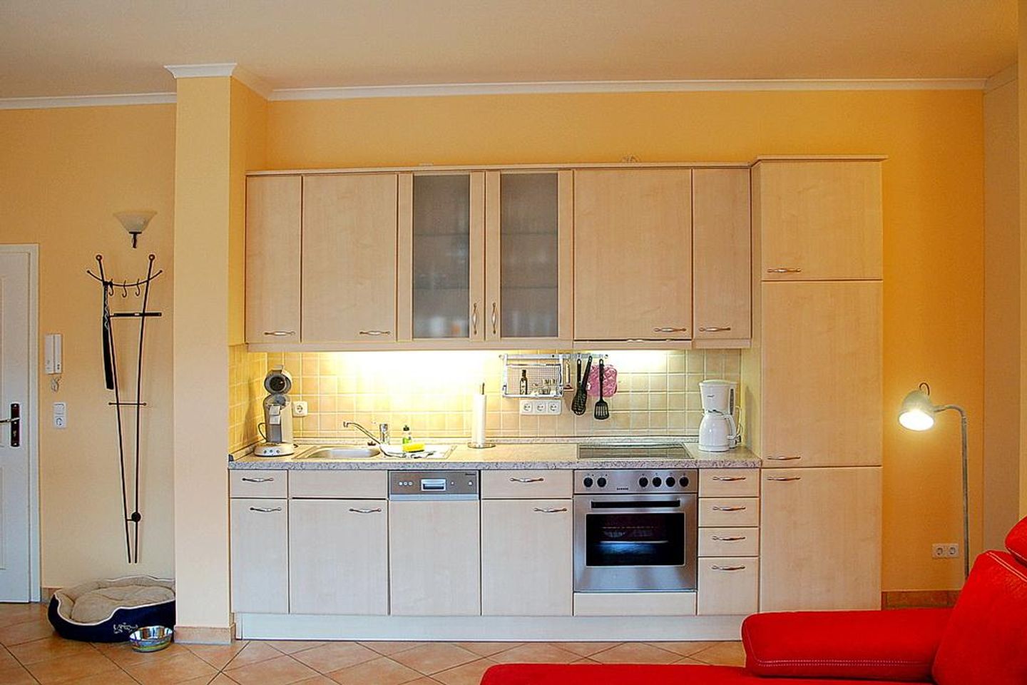 Dünenschloss Dünenschloss 1-21 Kühlungsborn - Küchenzeile mit Backofen