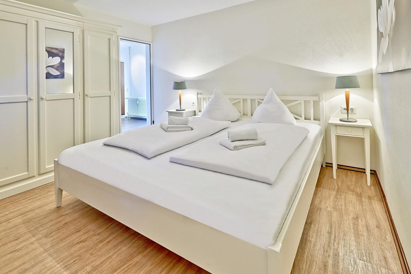 Oberlin Oberlin 15-1-2 Borkum - Schlafzimmer mit Doppelbett