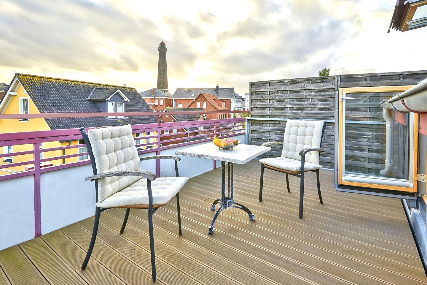 Oberlin Oberlin 15-1-2 Borkum - Balkon am Saunabereich