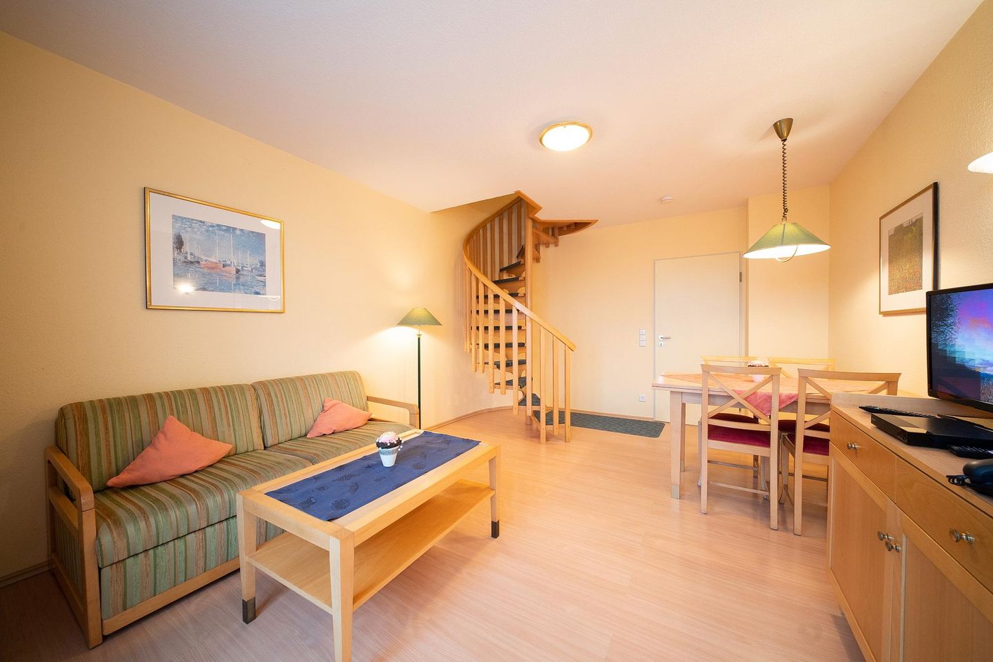 Hus Inselkieker Hus Inselkieker 216 Schillig - Wohnbereich mit Couch