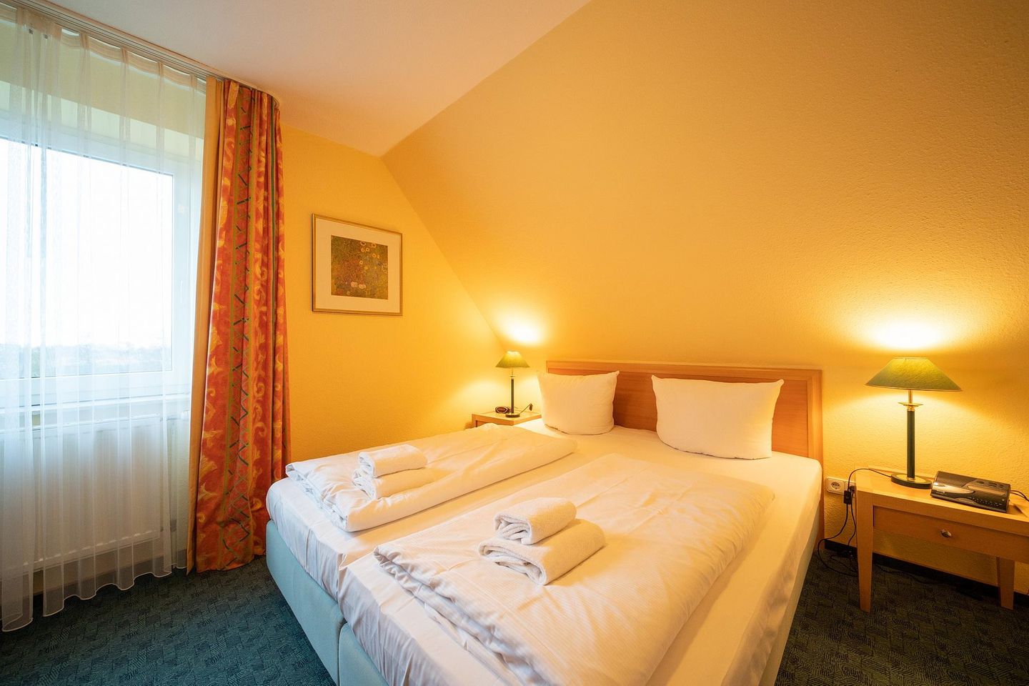 Hus Inselkieker Hus Inselkieker 216 Schillig - Schlafzimmer mit Doppelbett