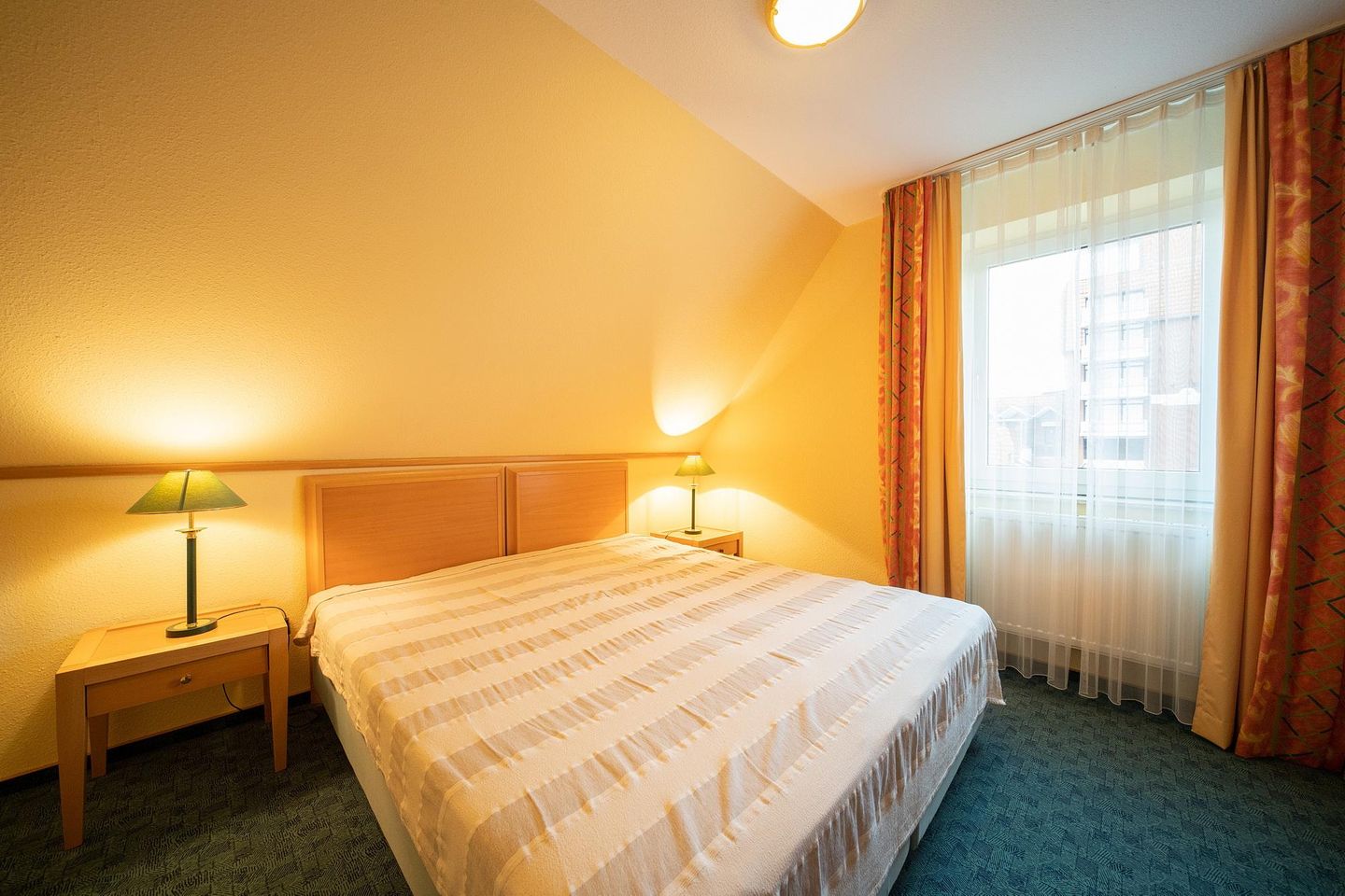 Hus Inselkieker Hus Inselkieker 216 Schillig - Schlafzimmer mit Doppelbett