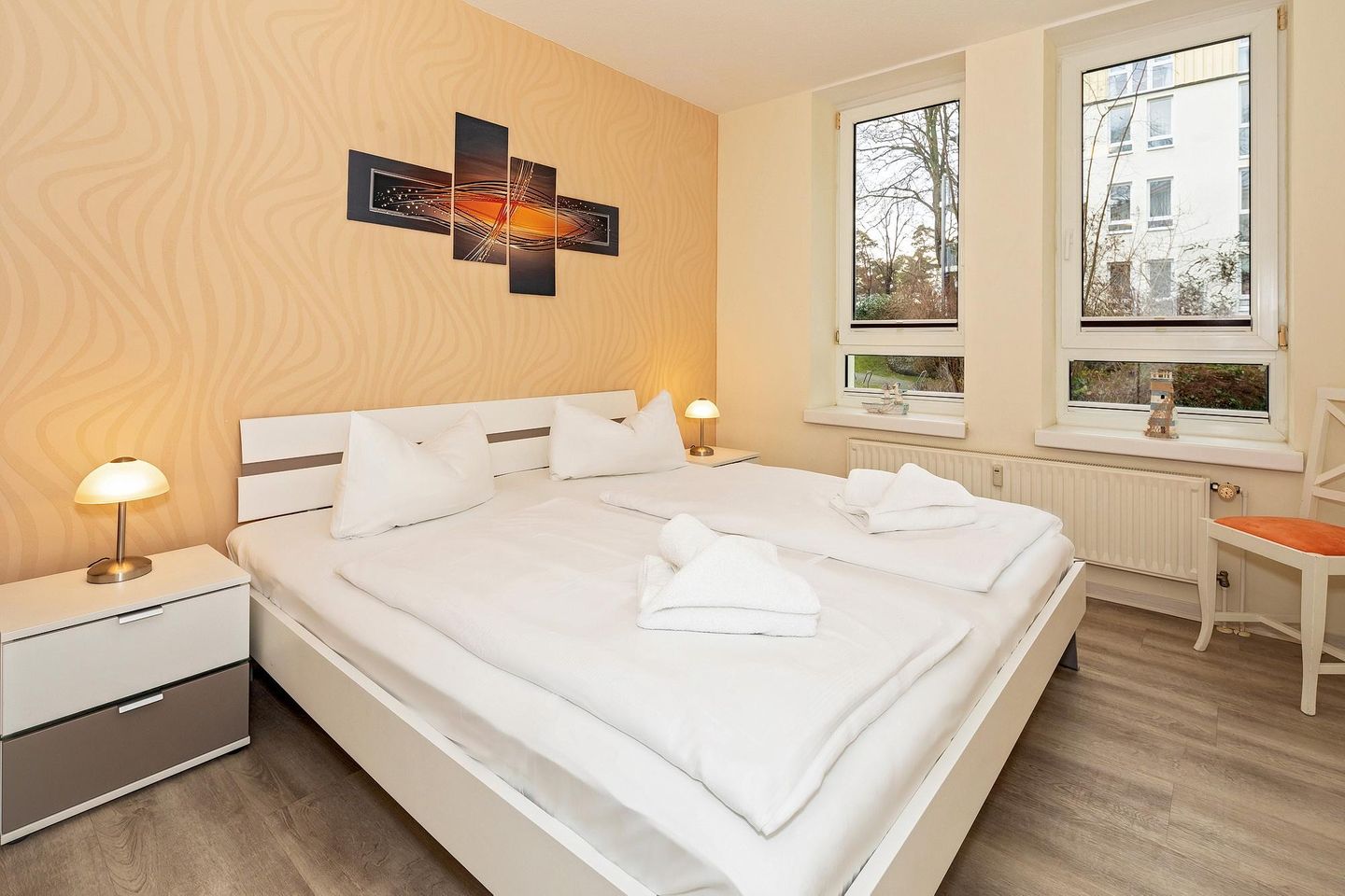 Strand-Park Strand-Park 102 Usedom - Schlafzimmer mit Doppelbett