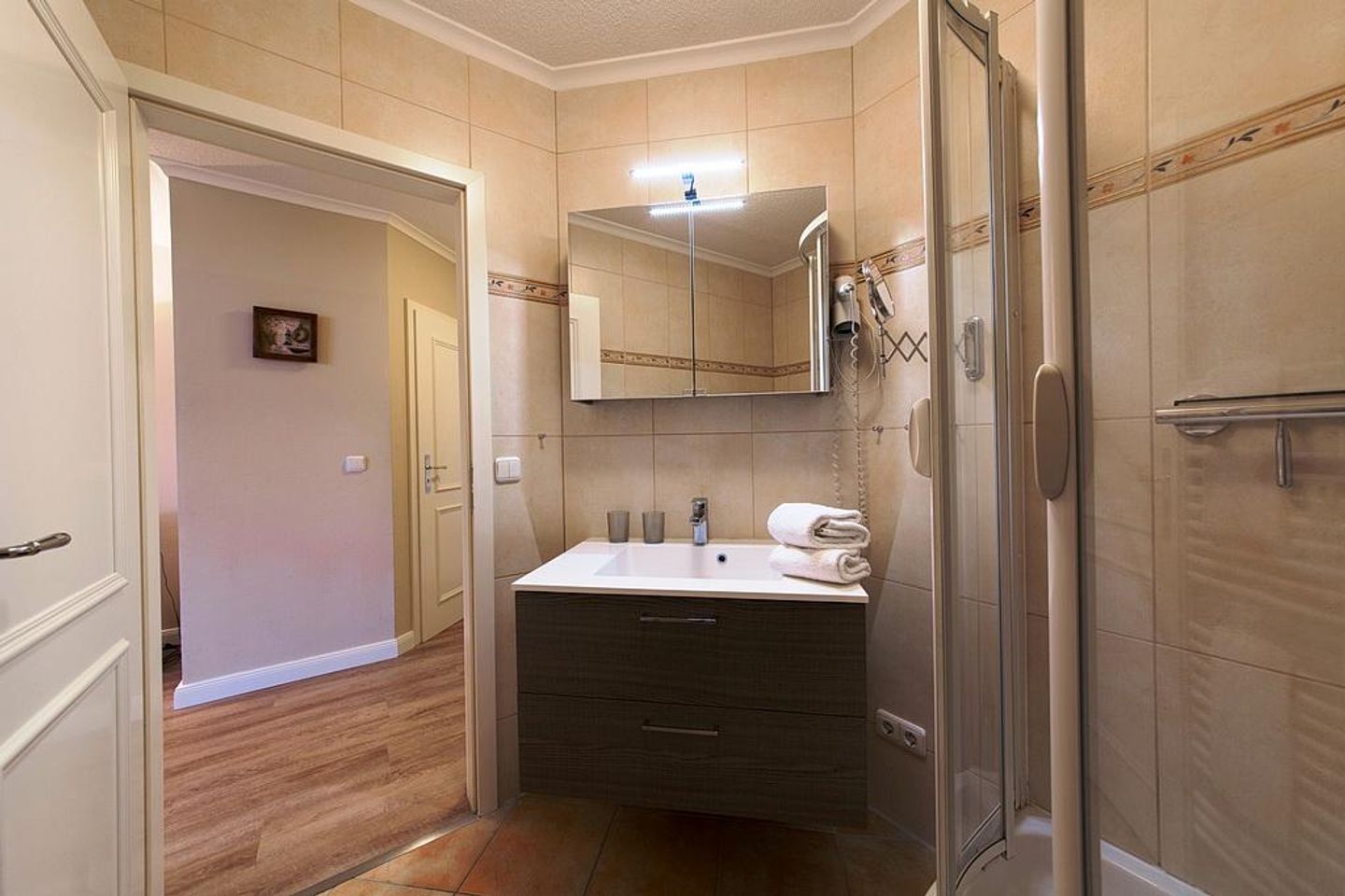 Apartmenthaus Atlantik Apartmenthaus Atlantik 117 Kühlungsborn - Badezimmer mit Dusche