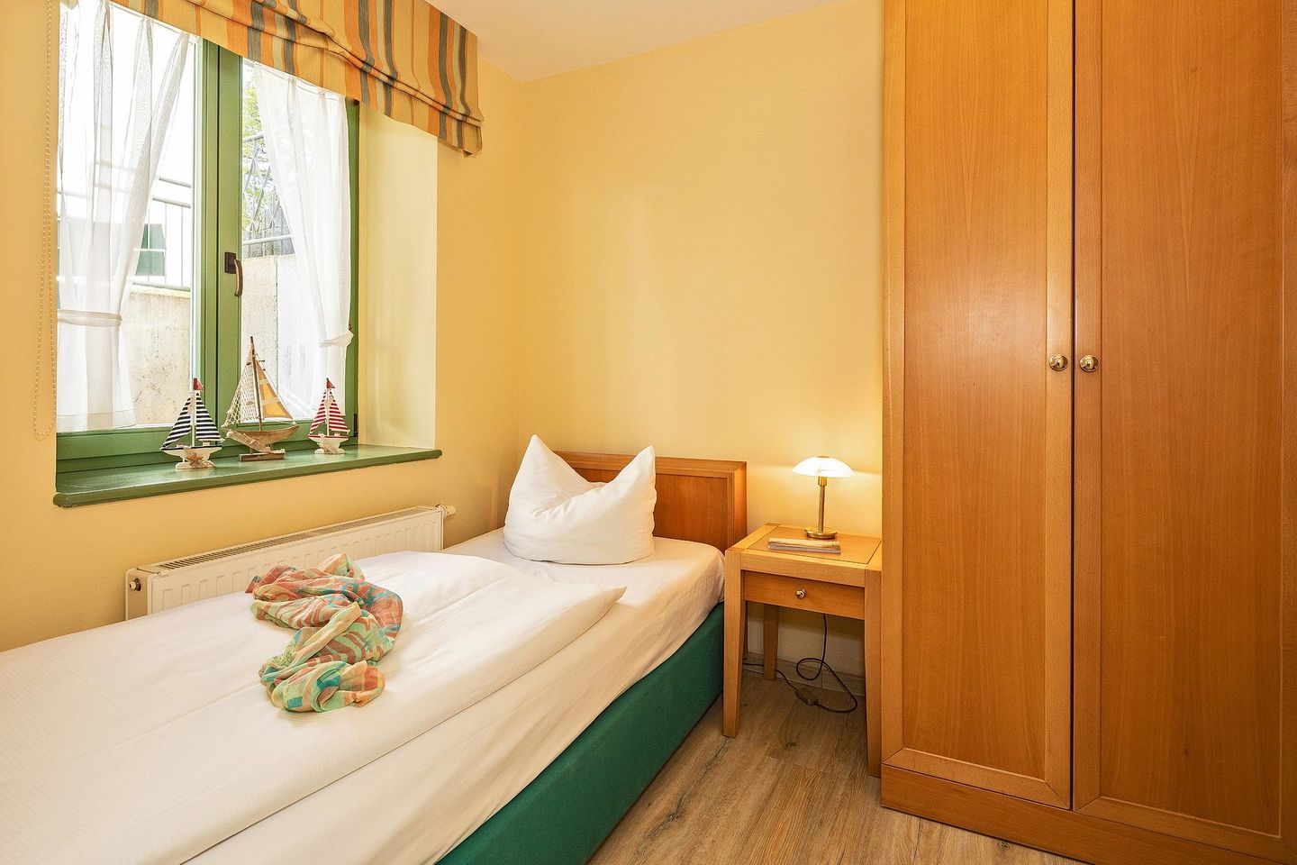 Villa am Ostseestrand Villa am Ostseestrand 002 Usedom - Schlafzimmer mit Einzelbett