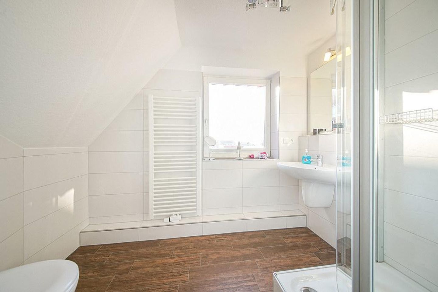 Hus Strandkieker Hus Strandkieker 03 Schillig - Badezimmer mit Dusche