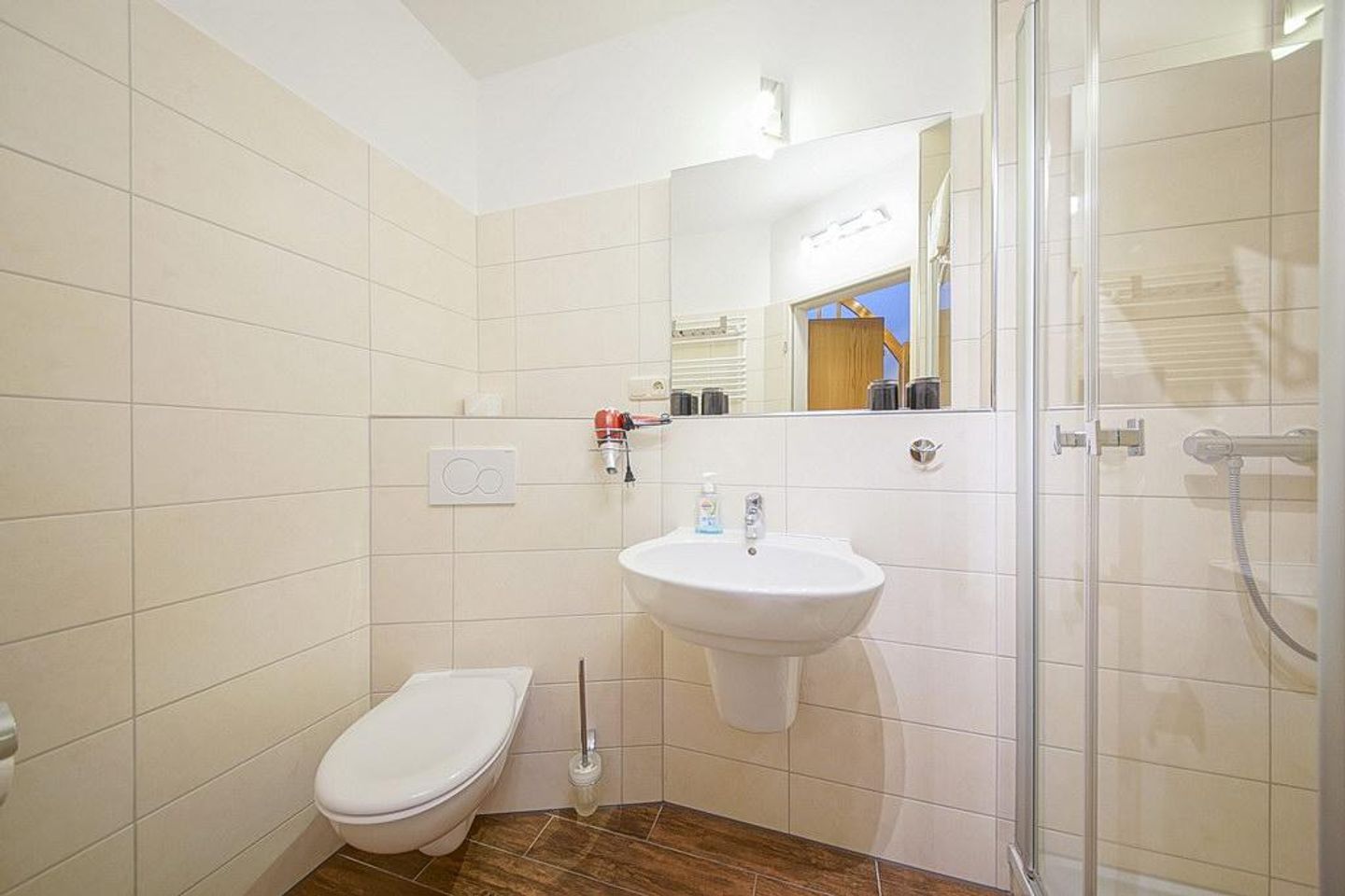 Hus Strandkieker Hus Strandkieker 03 Schillig - Badezimmer mit Dusche