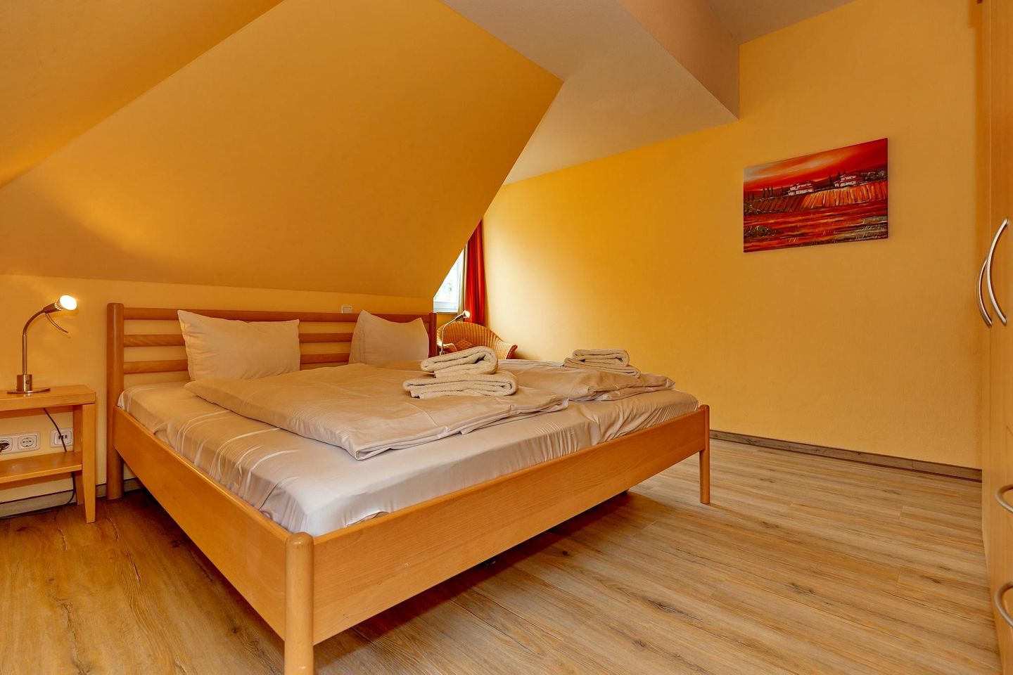 Dünenschloss Dünenschloss 2-25 Kühlungsborn - Schlafzimmer mit Doppelbett