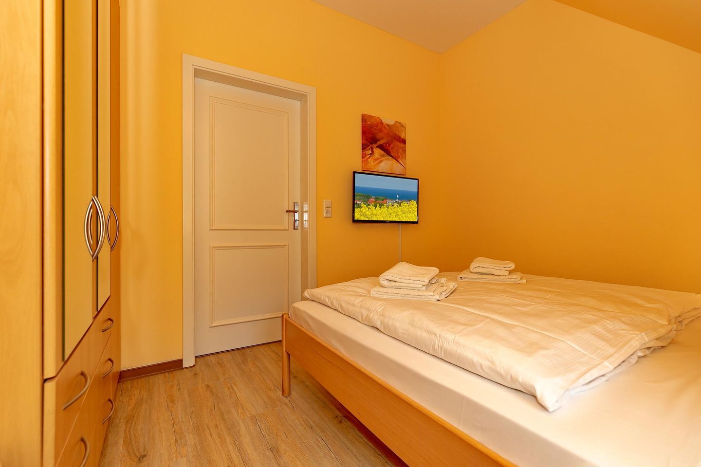 Dünenschloss Dünenschloss 2-25 Kühlungsborn - Schlafzimmer mit Doppelbett