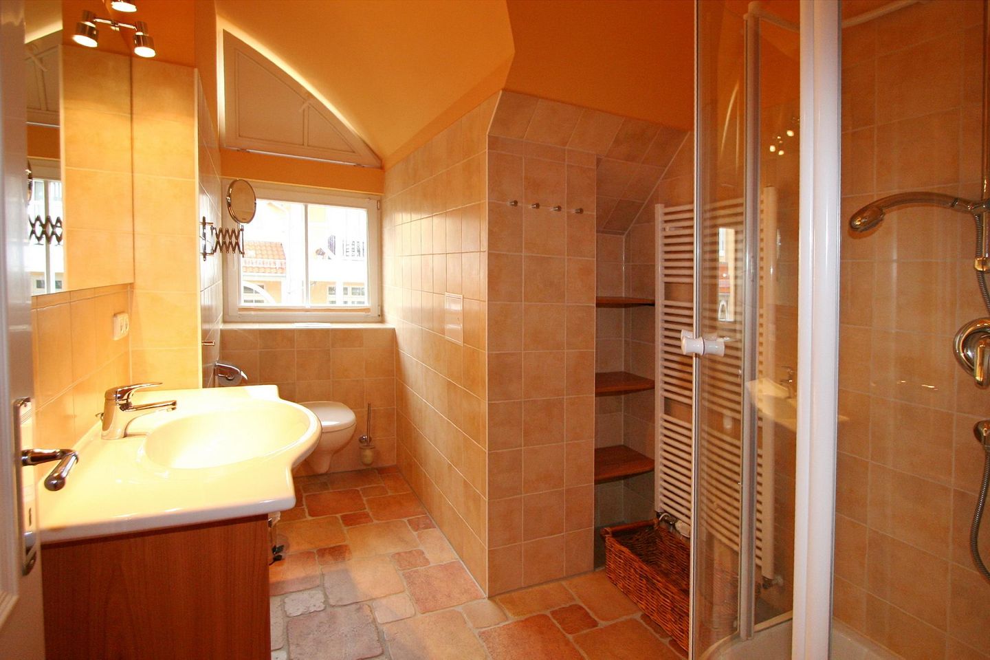 Dünenschloss Dünenschloss 2-25 Kühlungsborn - Badezimmer mit Dusche