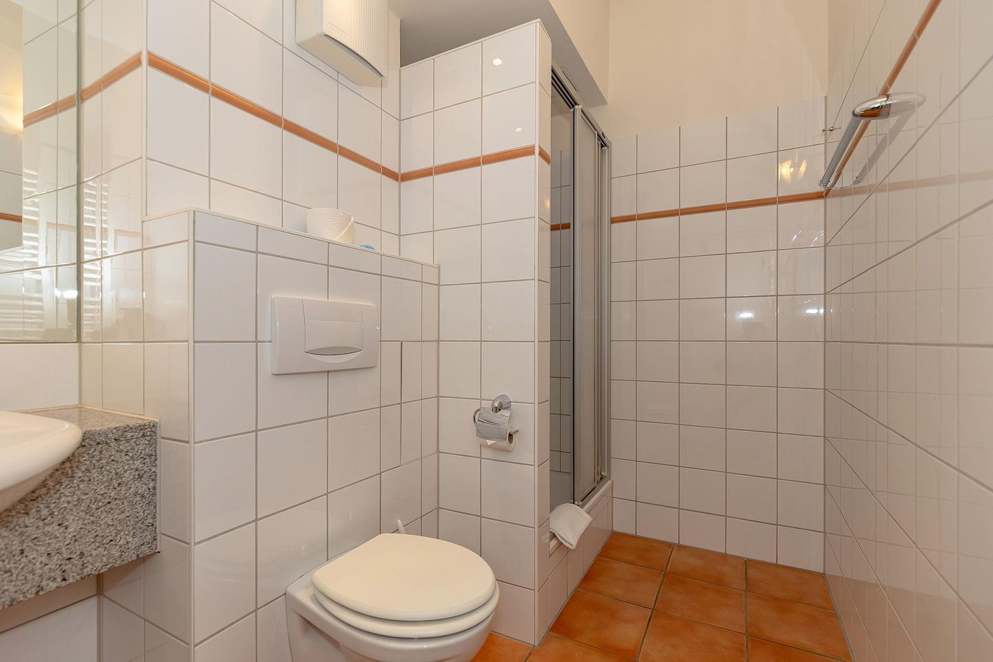 Meeresblick Meeresblick 514 Kühlungsborn - Badezimmer mit Dusche