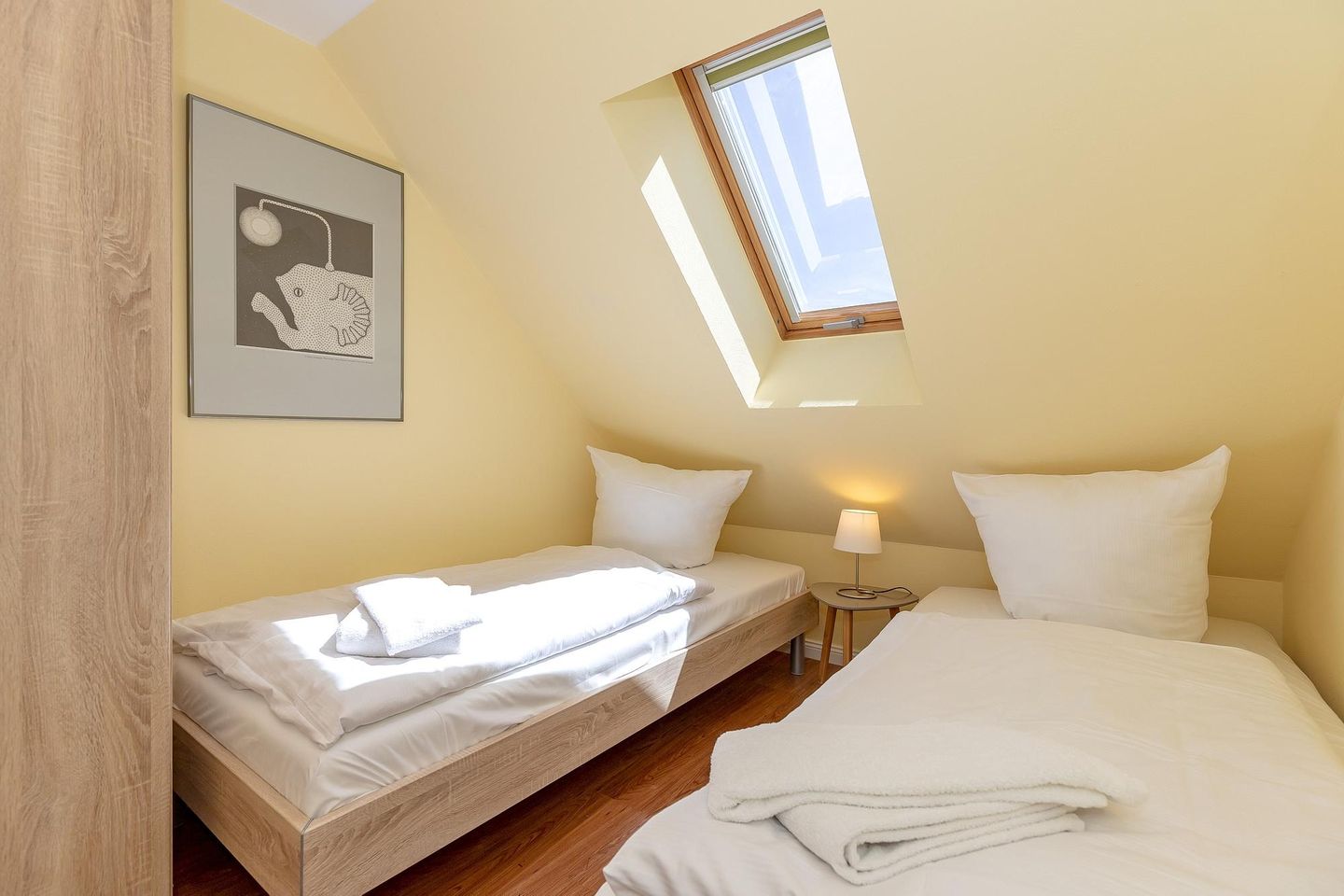 Meeresblick Meeresblick 514 Kühlungsborn - Schlafzimmer mit zwei Einzelbetten