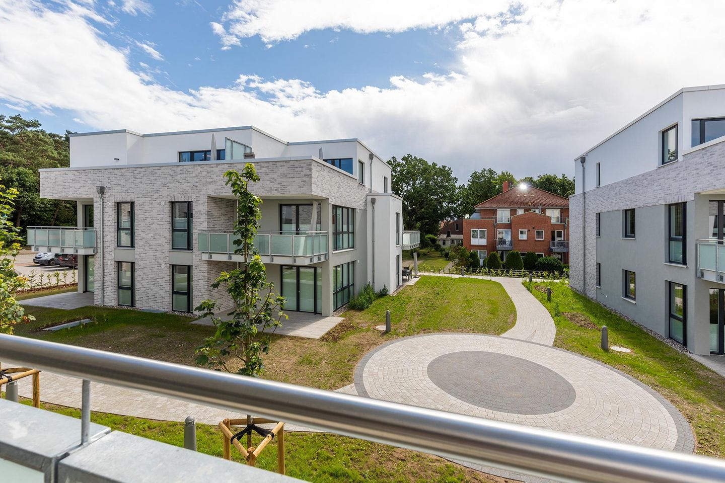 Aparthotel Ostseeallee Aparthotel Ostseeallee 2-12 Boltenhagen - Ausblick vom Balkon