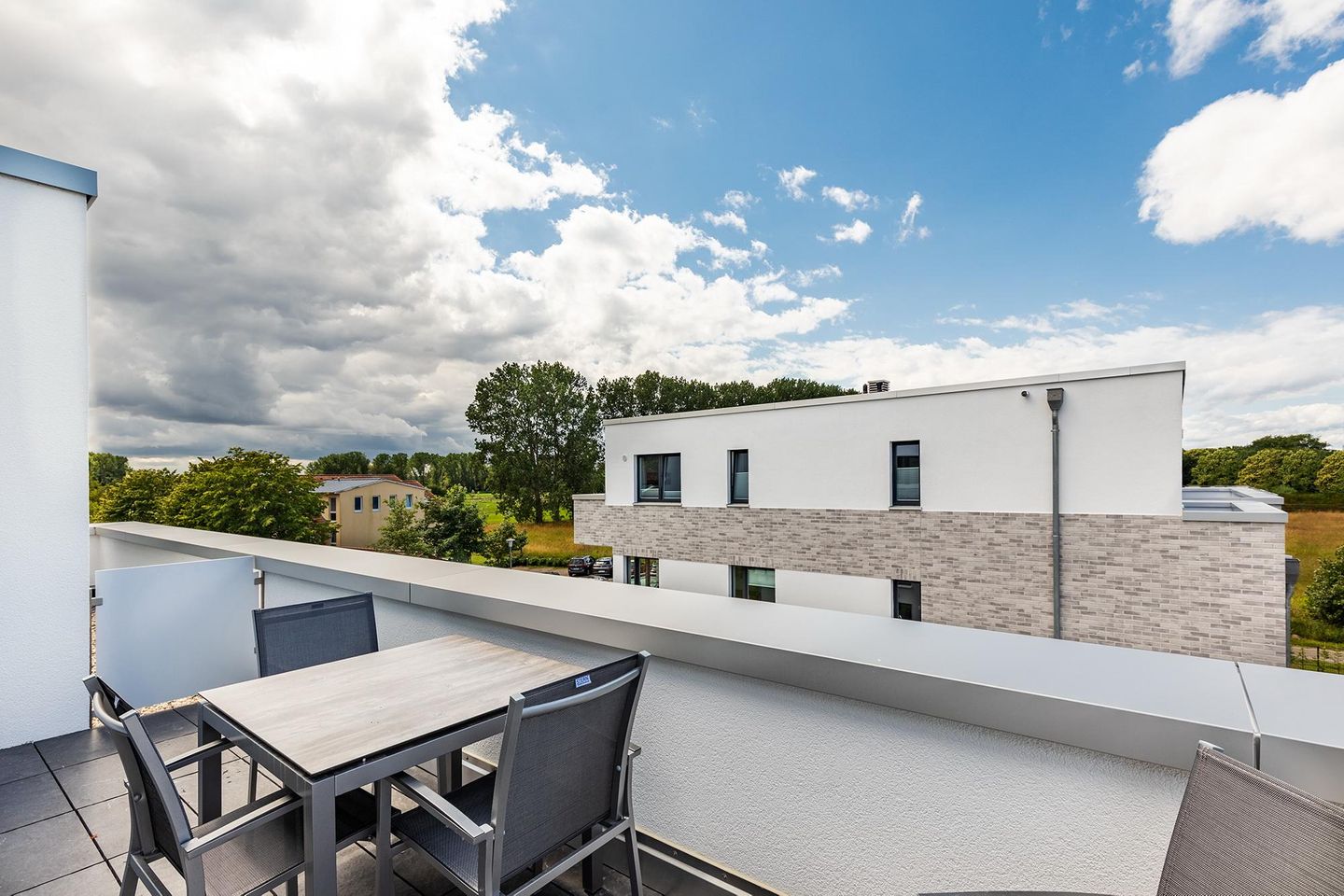 Aparthotel Ostseeallee Aparthotel Ostseeallee 4-39 Boltenhagen - Dachterrasse in West-Lage