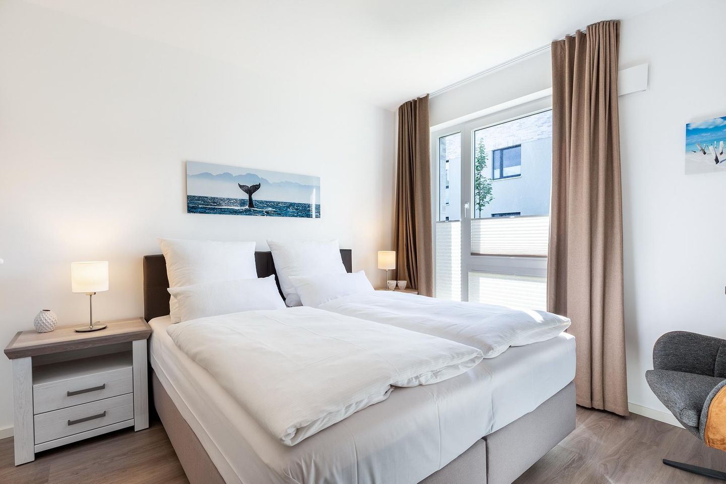 Aparthotel Ostseeallee Aparthotel Ostseeallee 5-41 Boltenhagen - Schlafzimmer "2" mit Boxspringbett