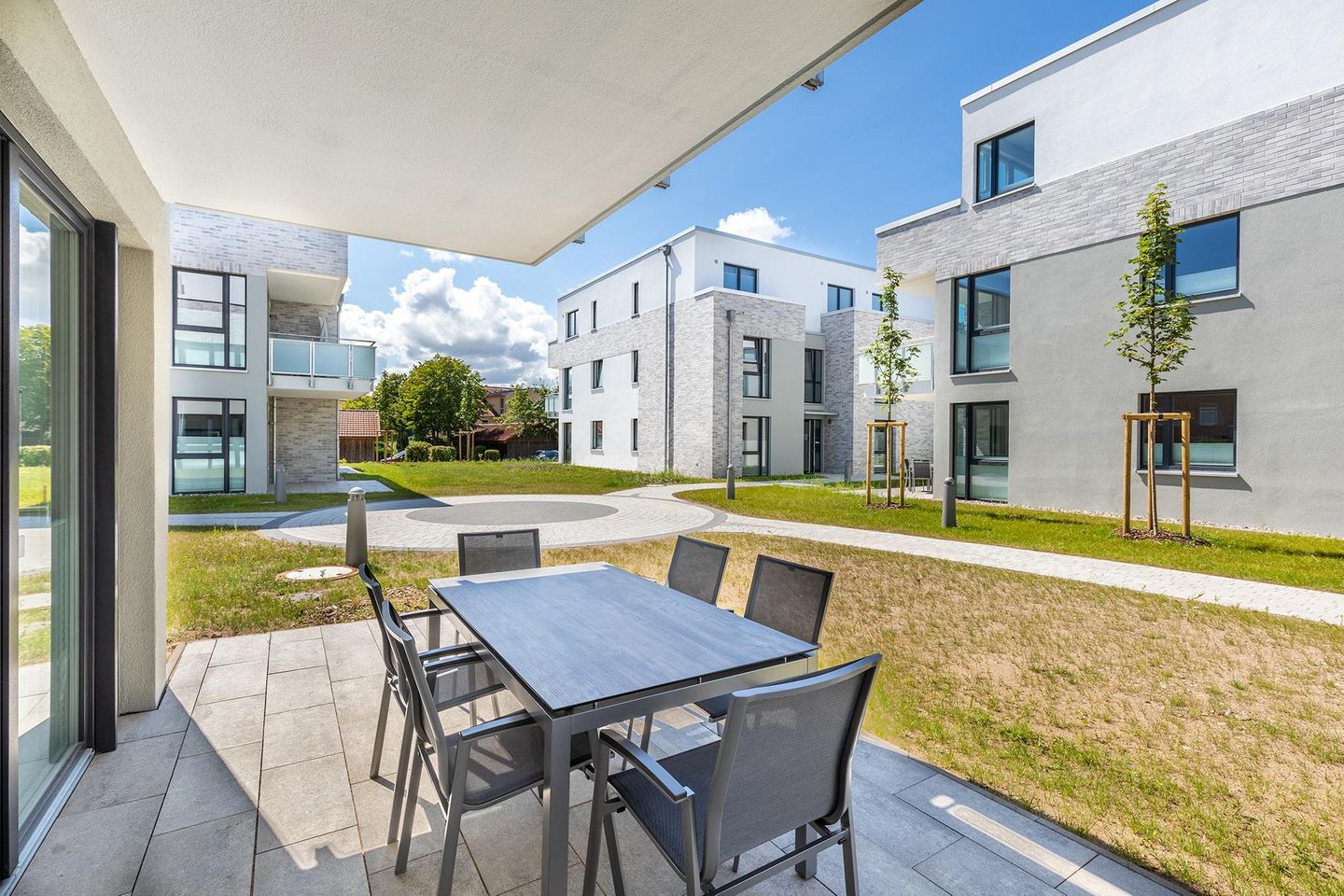 Aparthotel Ostseeallee Aparthotel Ostseeallee 5-41 Boltenhagen - Terrasse in südwestlicher Lage