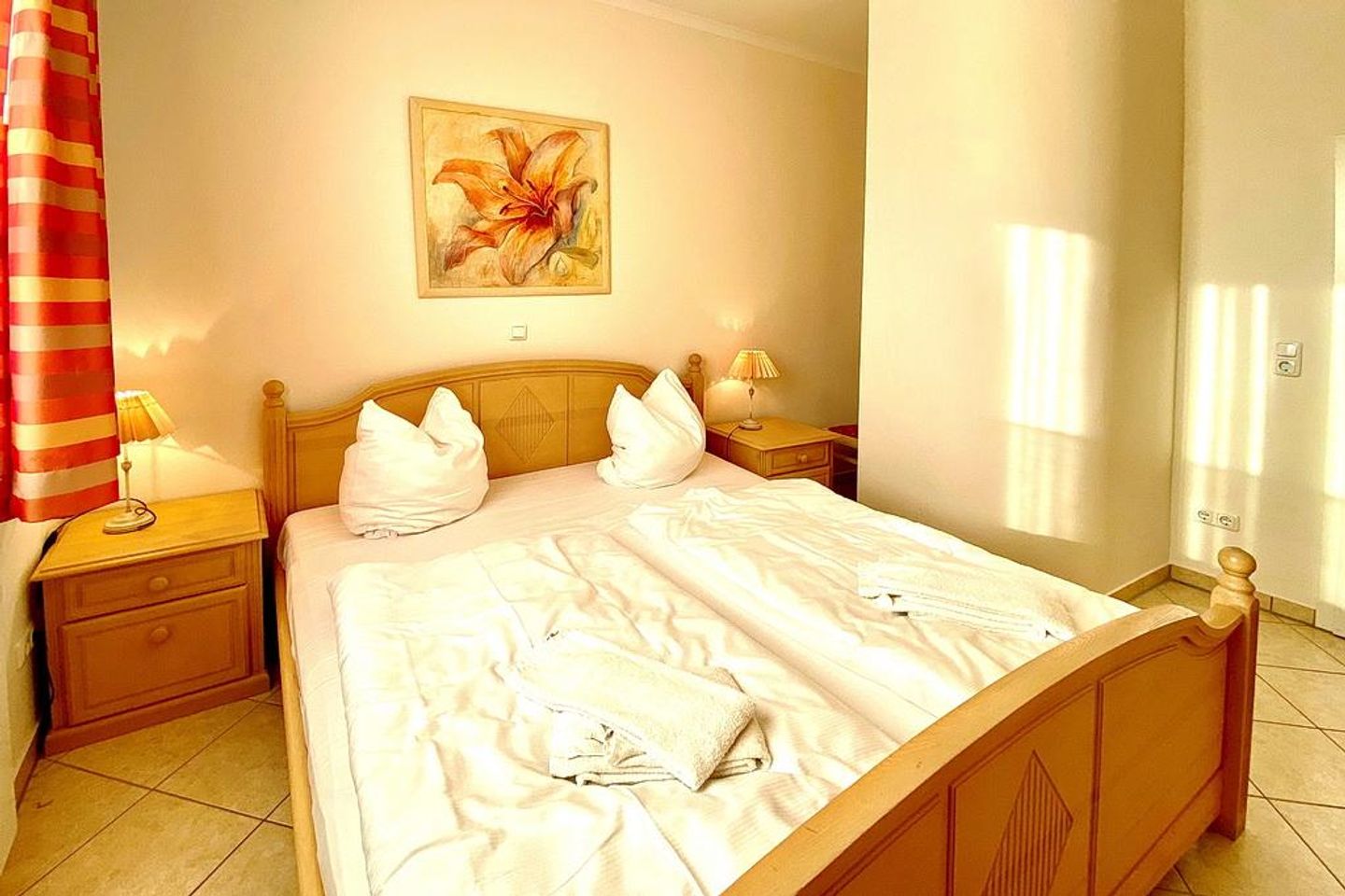 Dünenschloss Dünenschloss 1-37 Kühlungsborn - Schlafzimmer mit Doppelbett