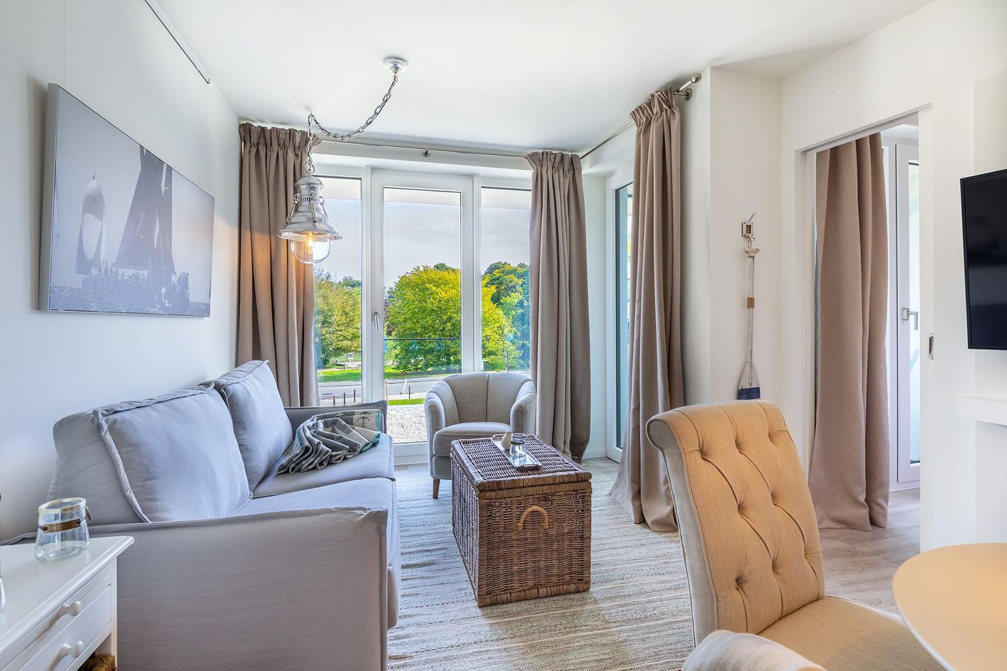 Godewindpark Travemünde Godewindpark Travemünde 1-06 Travemünde - Wohn-Essbereich mit Sitzgelegenheit