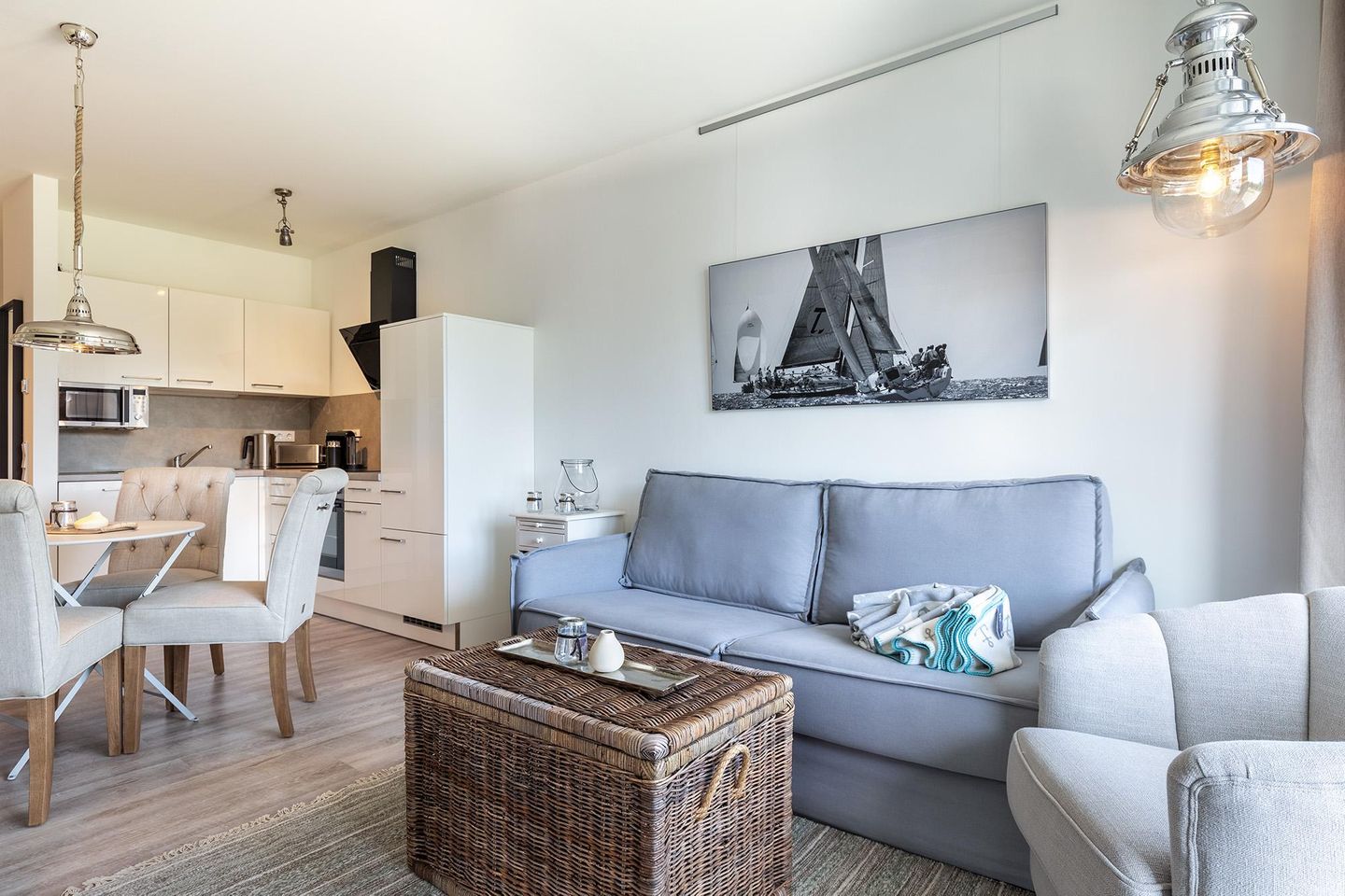 Godewindpark Travemünde Godewindpark Travemünde 1-06 Travemünde - Wohn-Essbereich mit Doppelschlafcouch