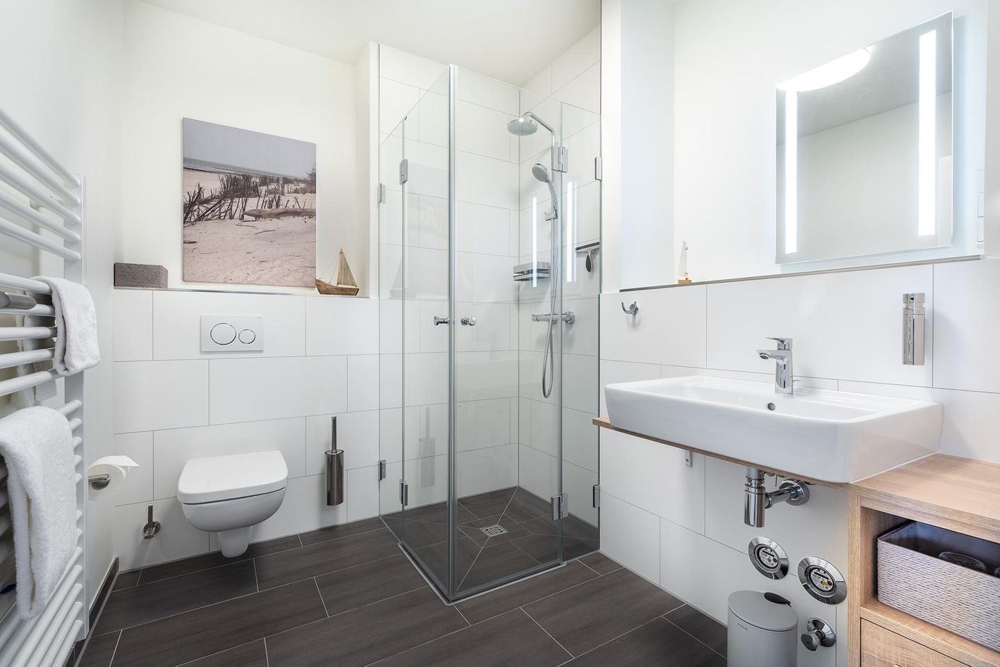 Godewindpark Travemünde Godewindpark Travemünde 1-06 Travemünde - Badezimmer mit ebenerdiger Dusche