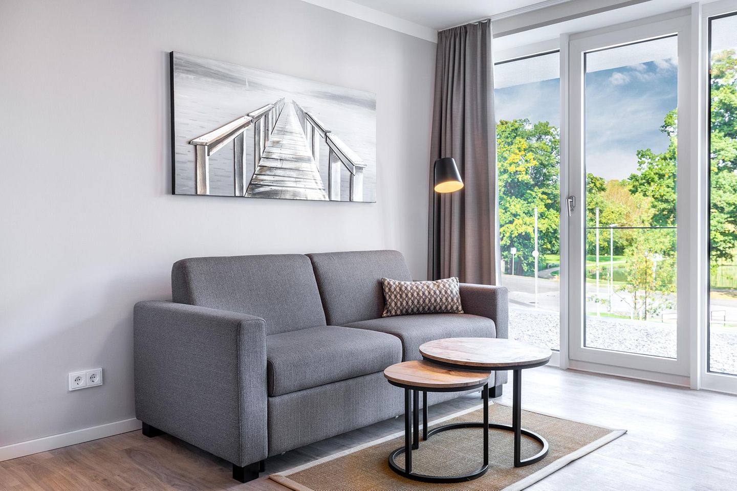 Godewindpark Travemünde Godewindpark Travemünde 1-08 Travemünde - Wohn-Essbereich mit Doppelschlafcouch