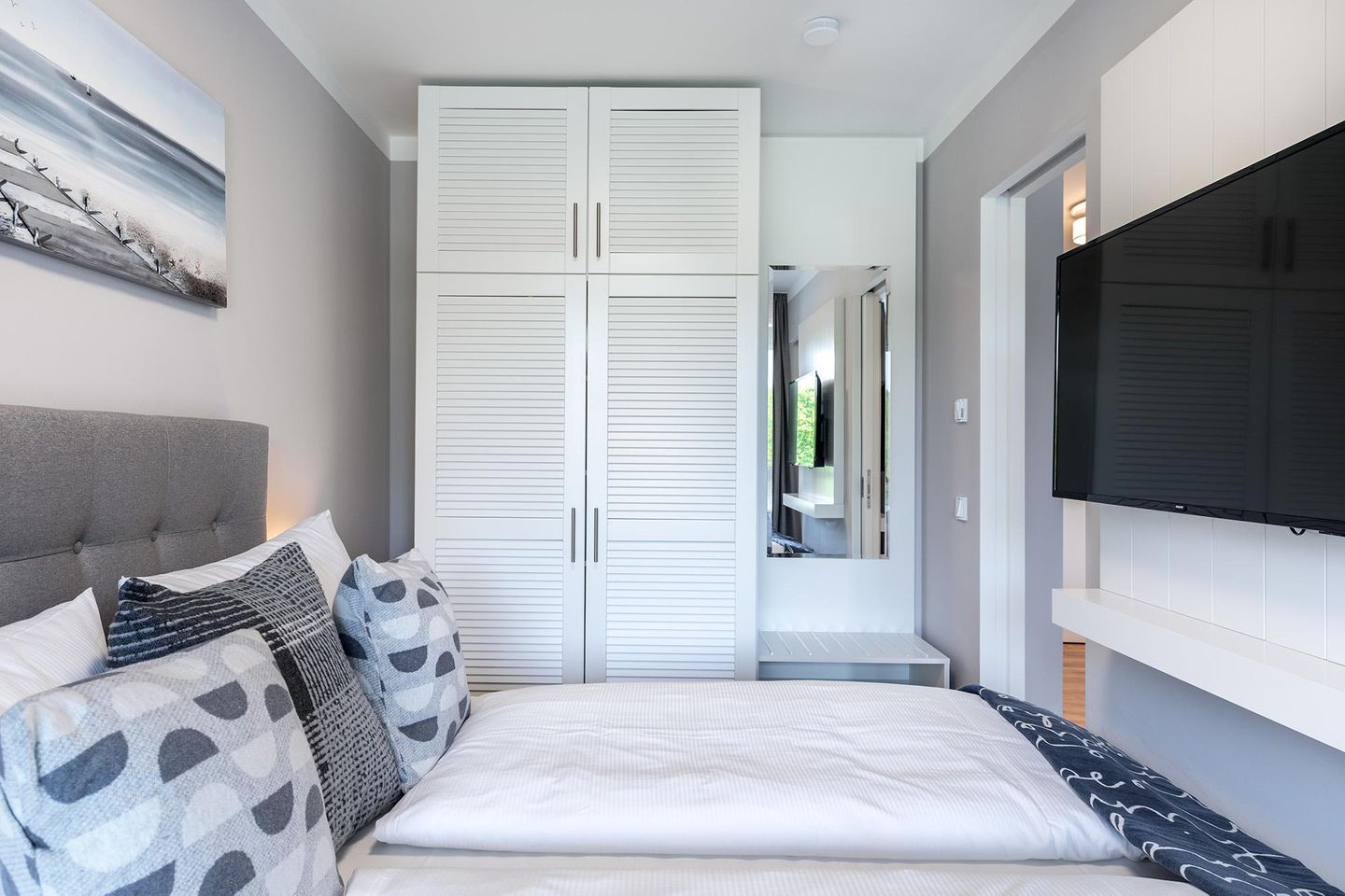 Godewindpark Travemünde Godewindpark Travemünde 1-08 Travemünde - Schlafzimmer mit Kleiderschrank