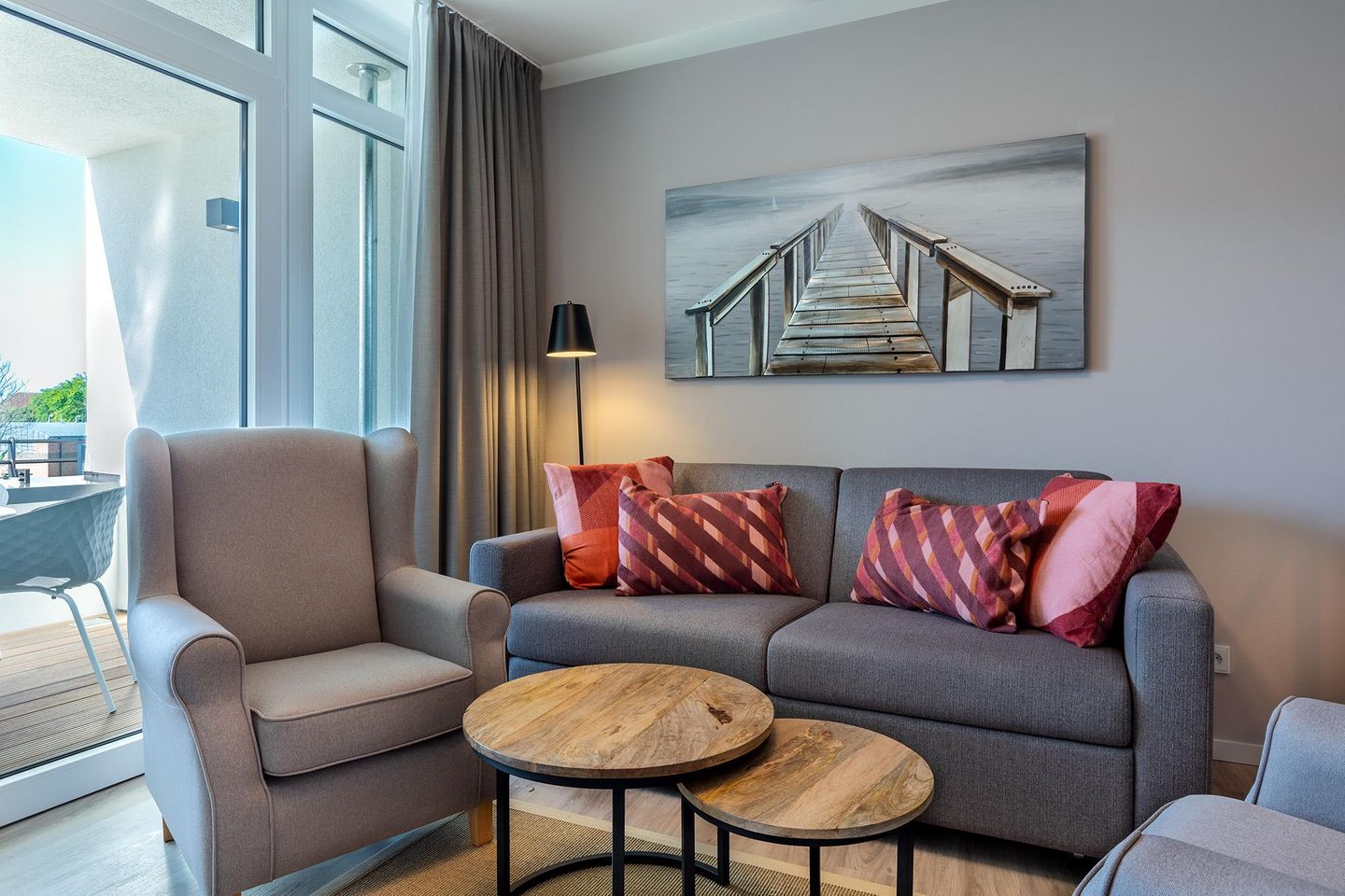 Godewindpark Travemünde Godewindpark Travemünde 2-17 Travemünde - Wohn-Essbereich mit Doppelschlafcouch